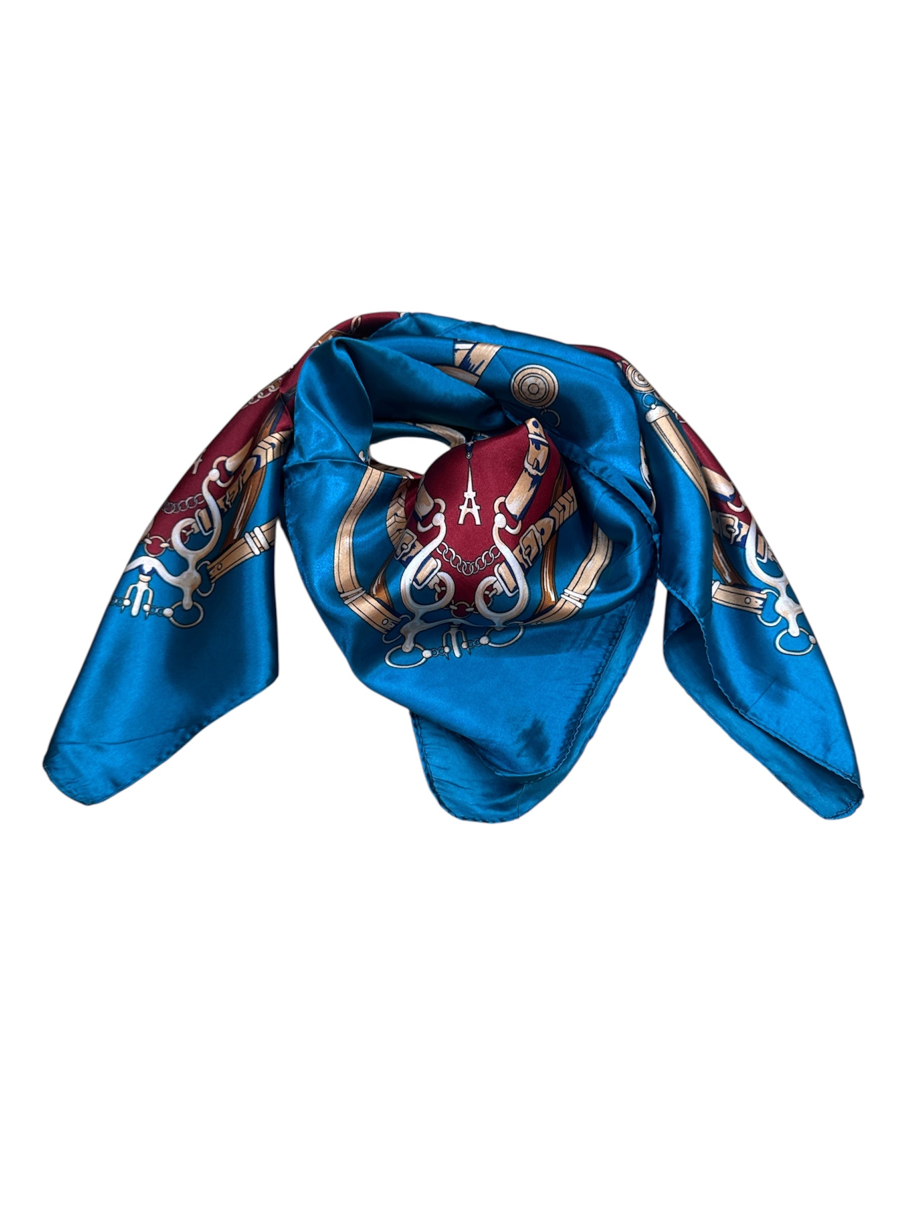Foulard carré  90cm imprimé fantaisie (x10)#9