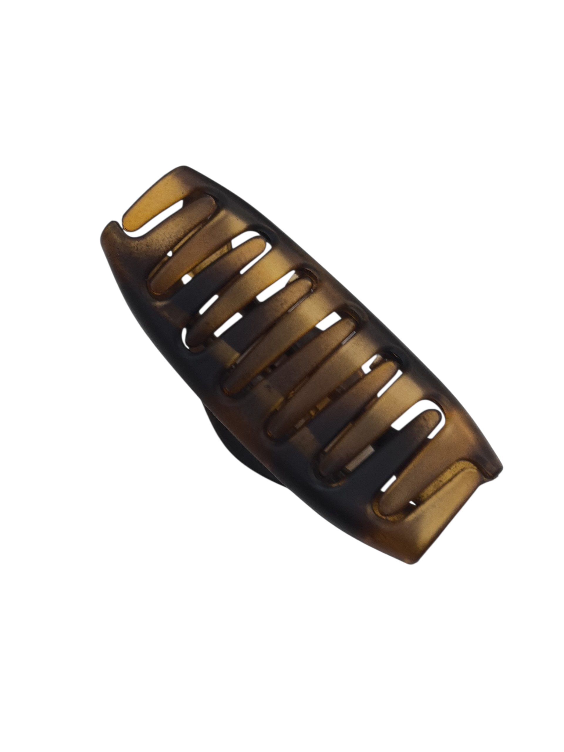 Pince à cheveux écaille de tortue mate (x12)#28