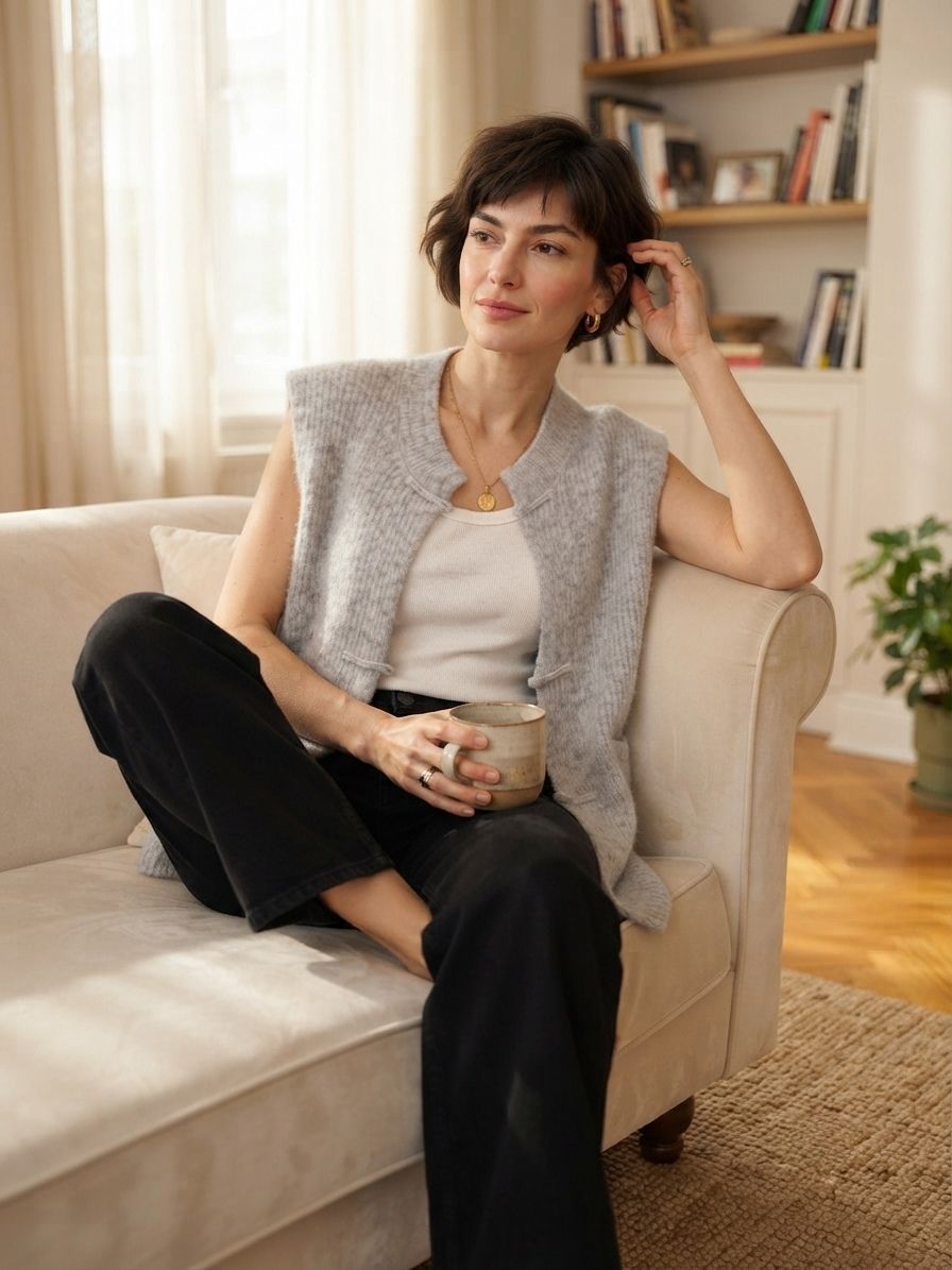 Gilet sans manches à brides (x6)