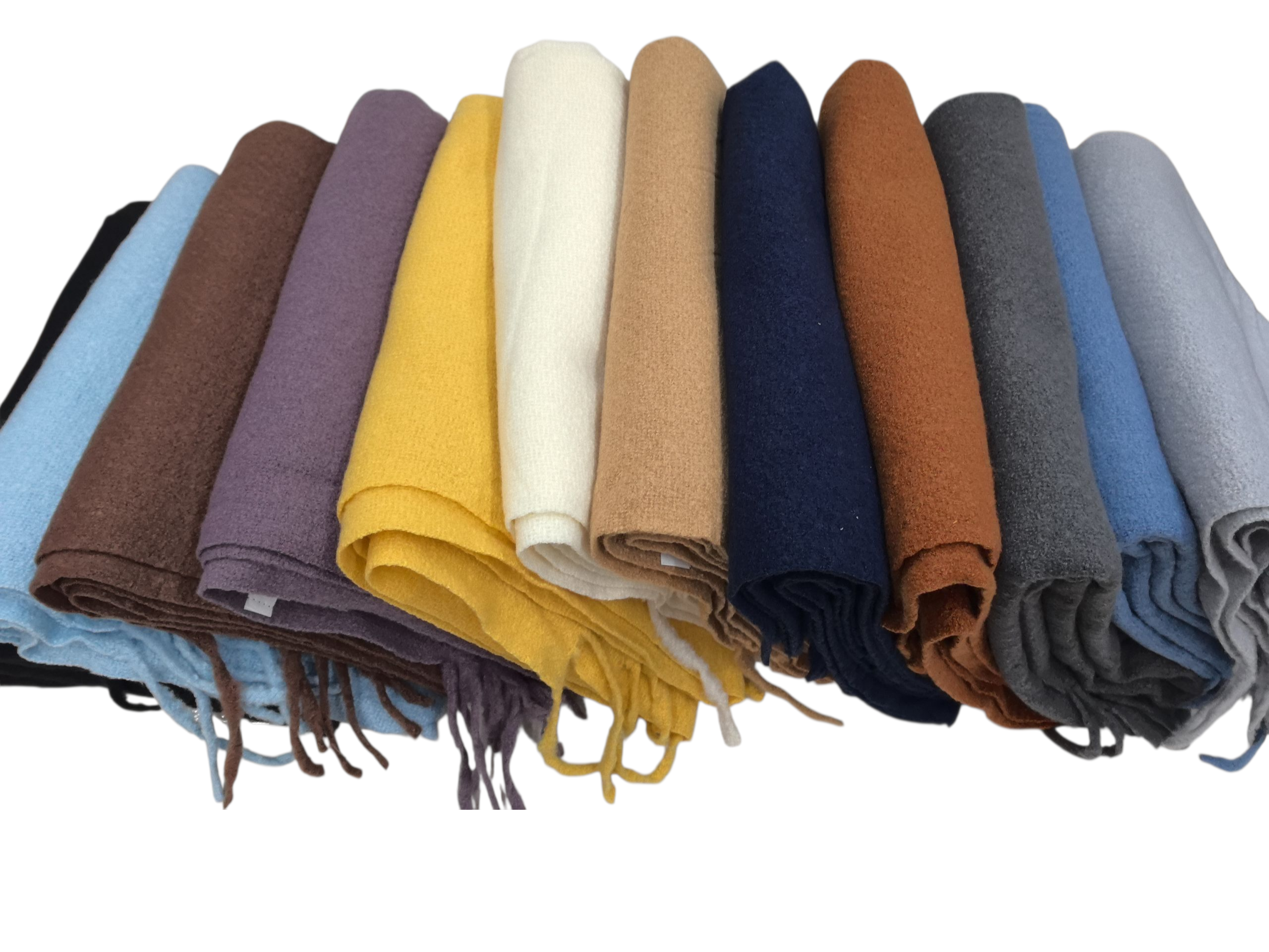 Écharpe châle couleur  unie (x12)#47