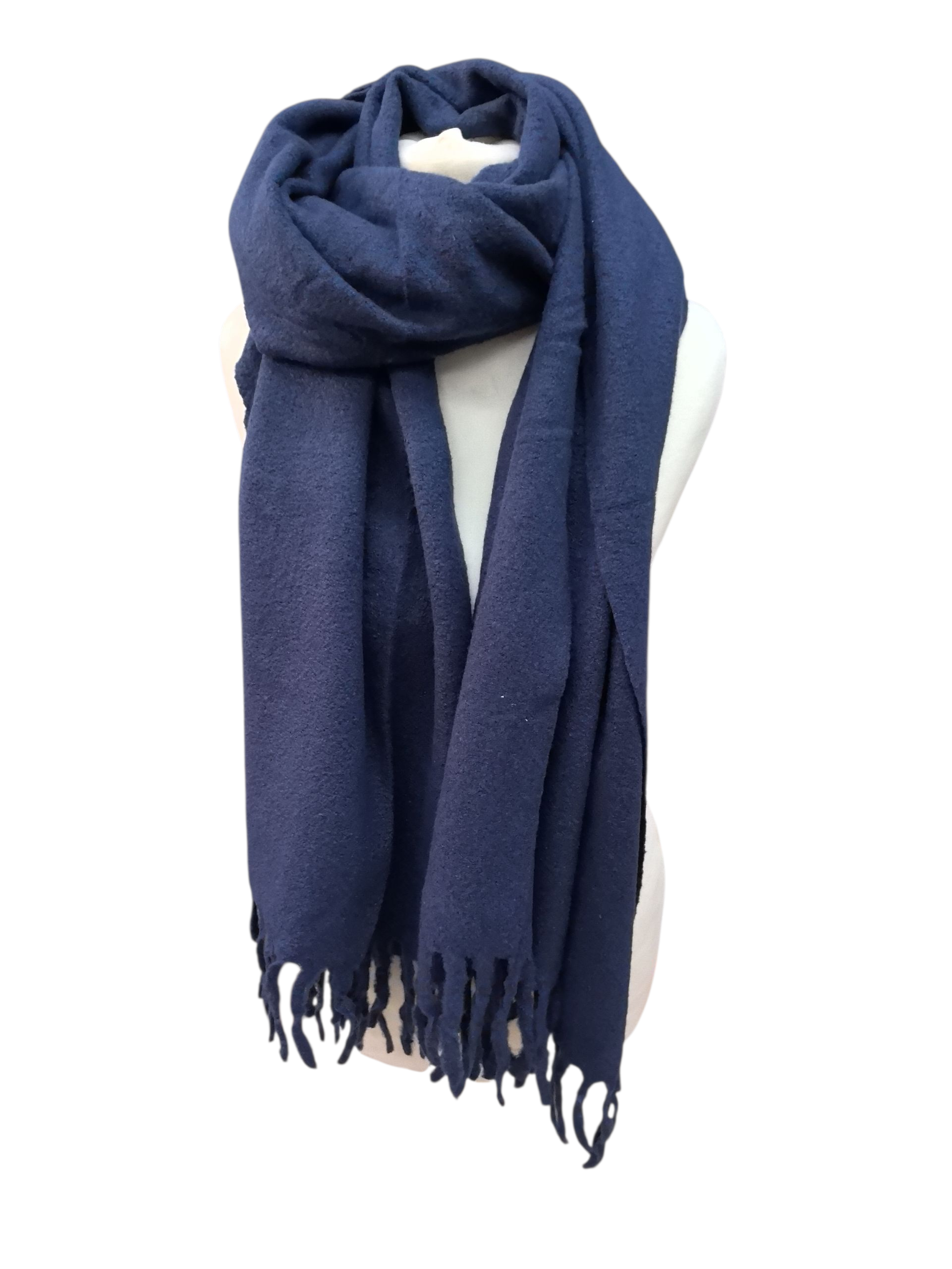 Écharpe châle couleur  unie (x12)#47