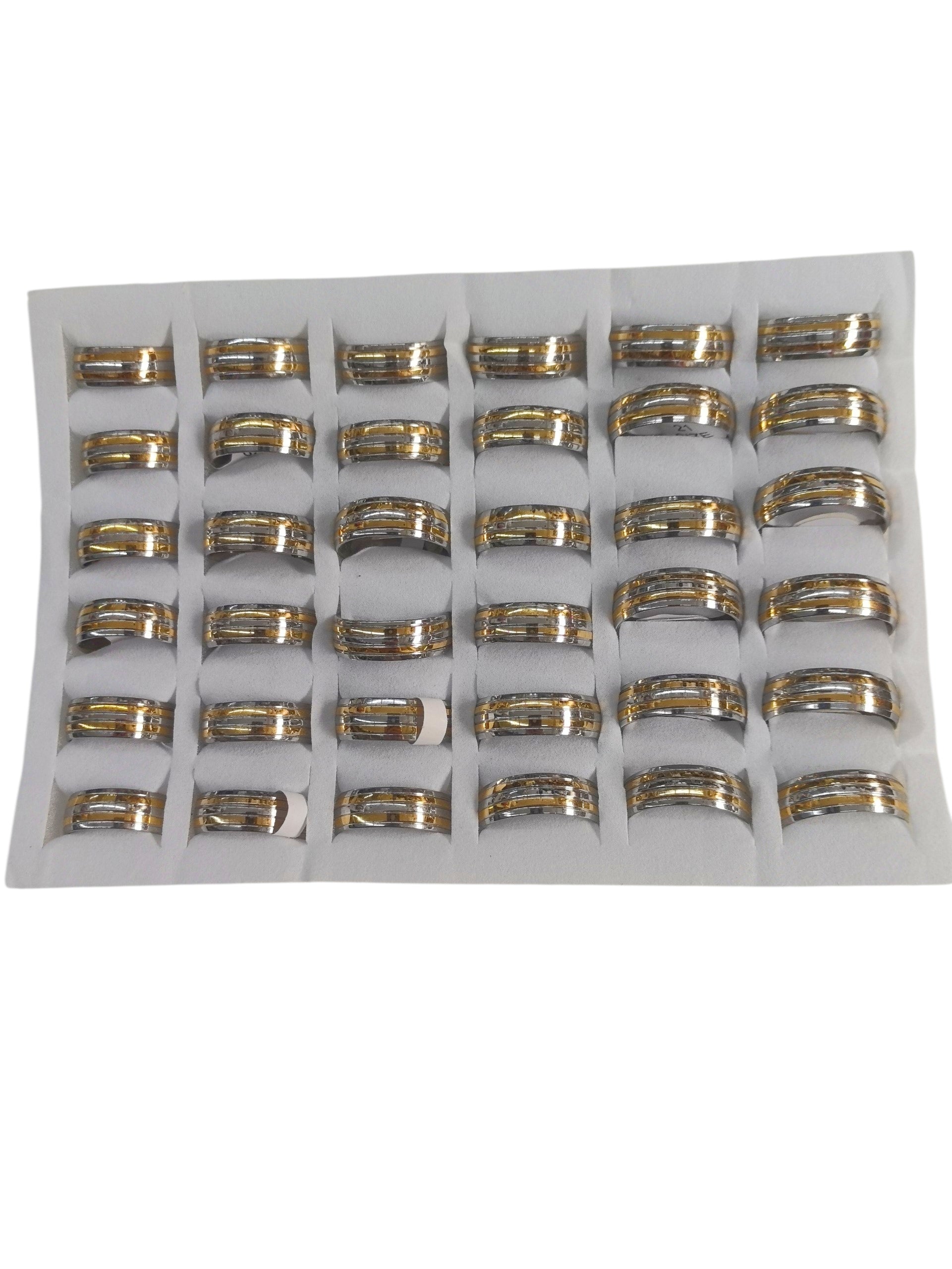 bagues  acier inoxydable (x36)18# 1,00€/unité