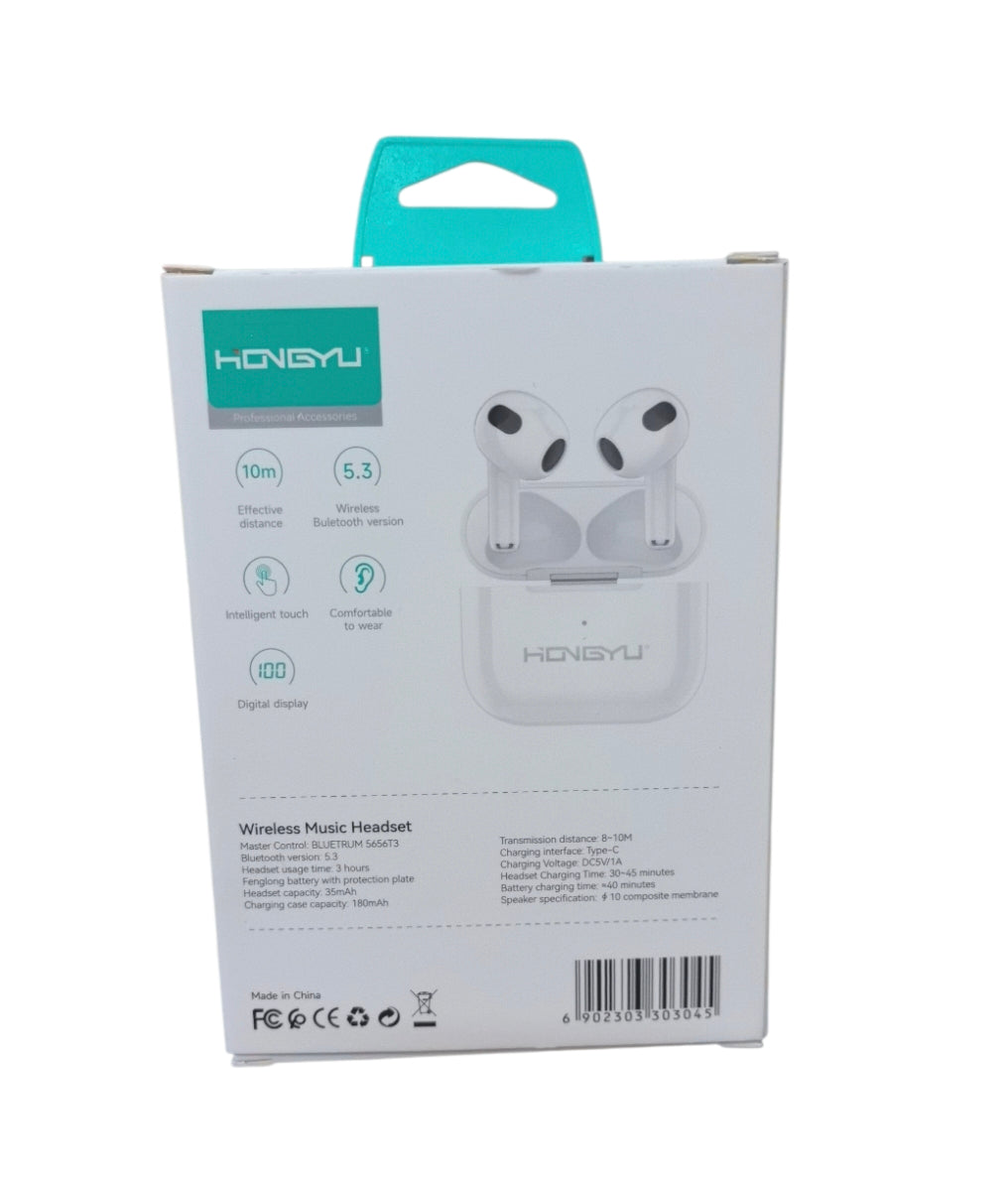 Écouteurs sans fil TWS HONGYU HY-BT04 (x12)