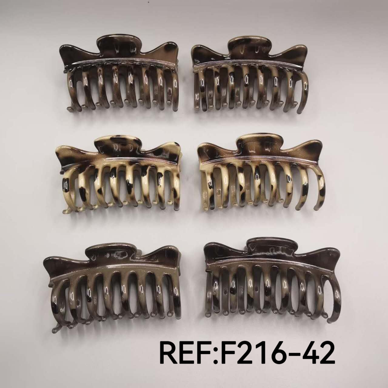 pinces cheveux chic motif Léopard (x12)#42