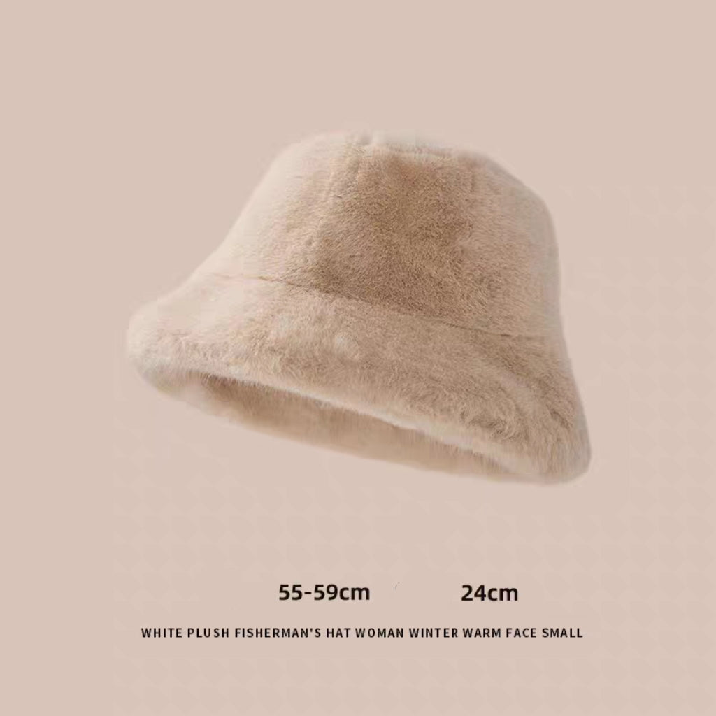 Chapeau Bob fausse fourrure doux (x12)#2
