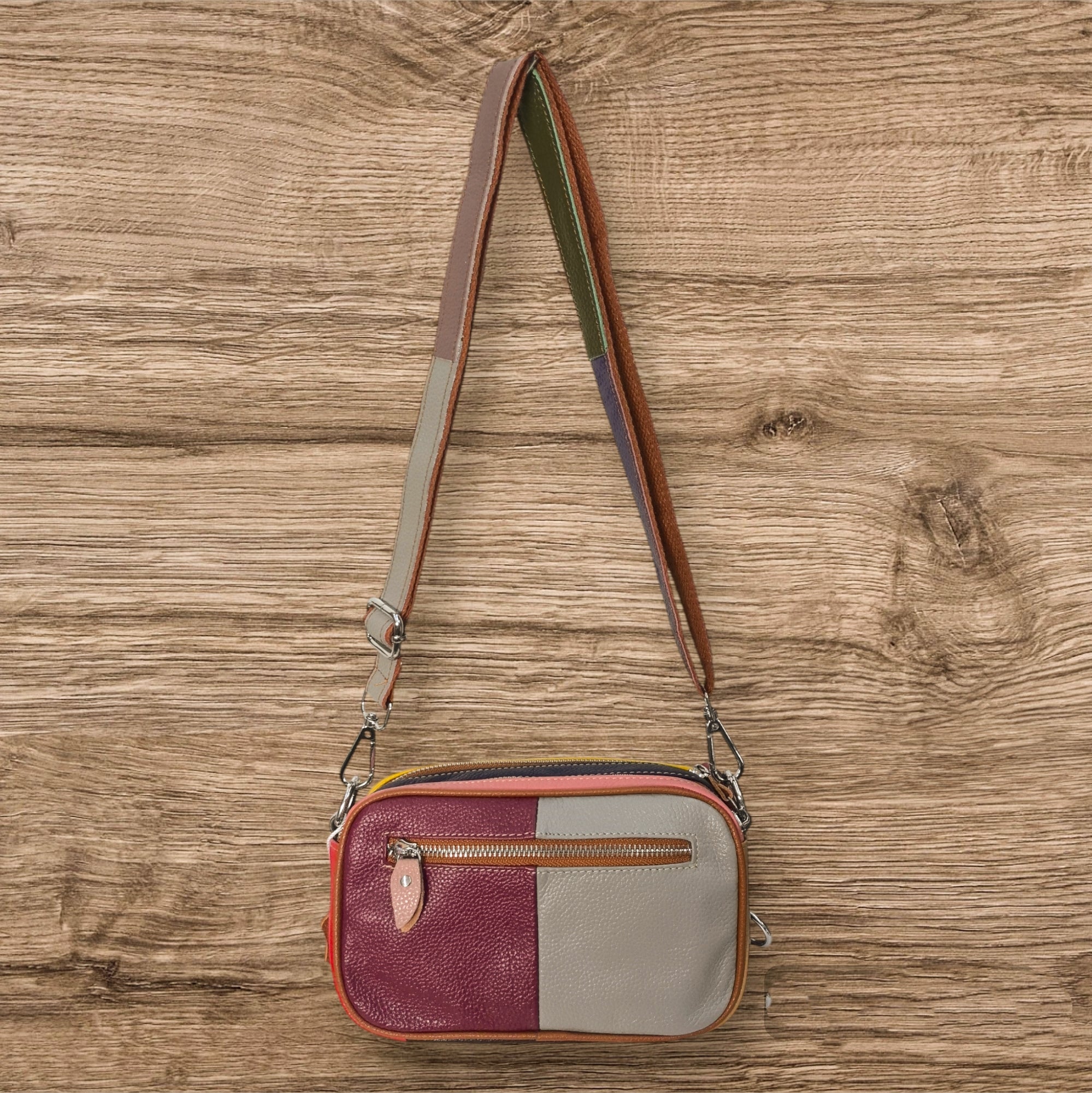 Sac multicouleur  en  Cuir véritable Pour Femme (X5)