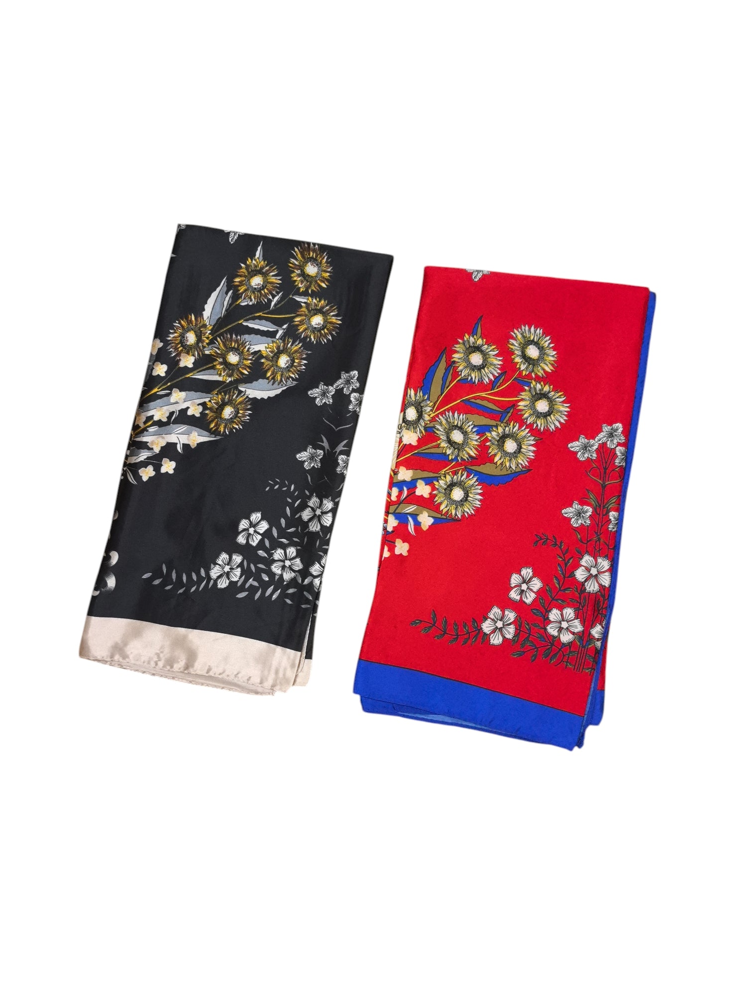 Foulard carré  90cm imprimé fantaisie (x10)#22