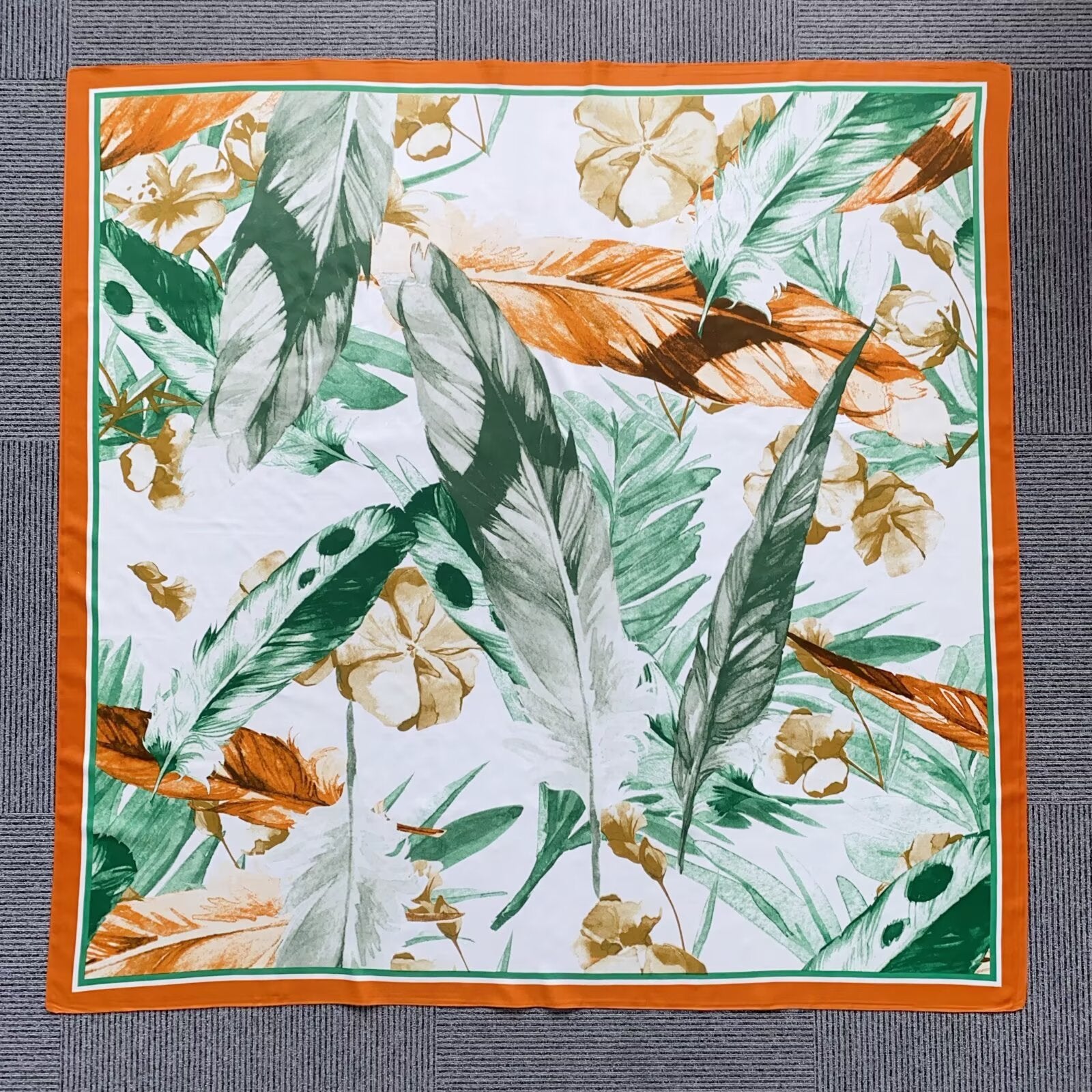 Foulard Carré touche soie  130×130cm (x6)#6