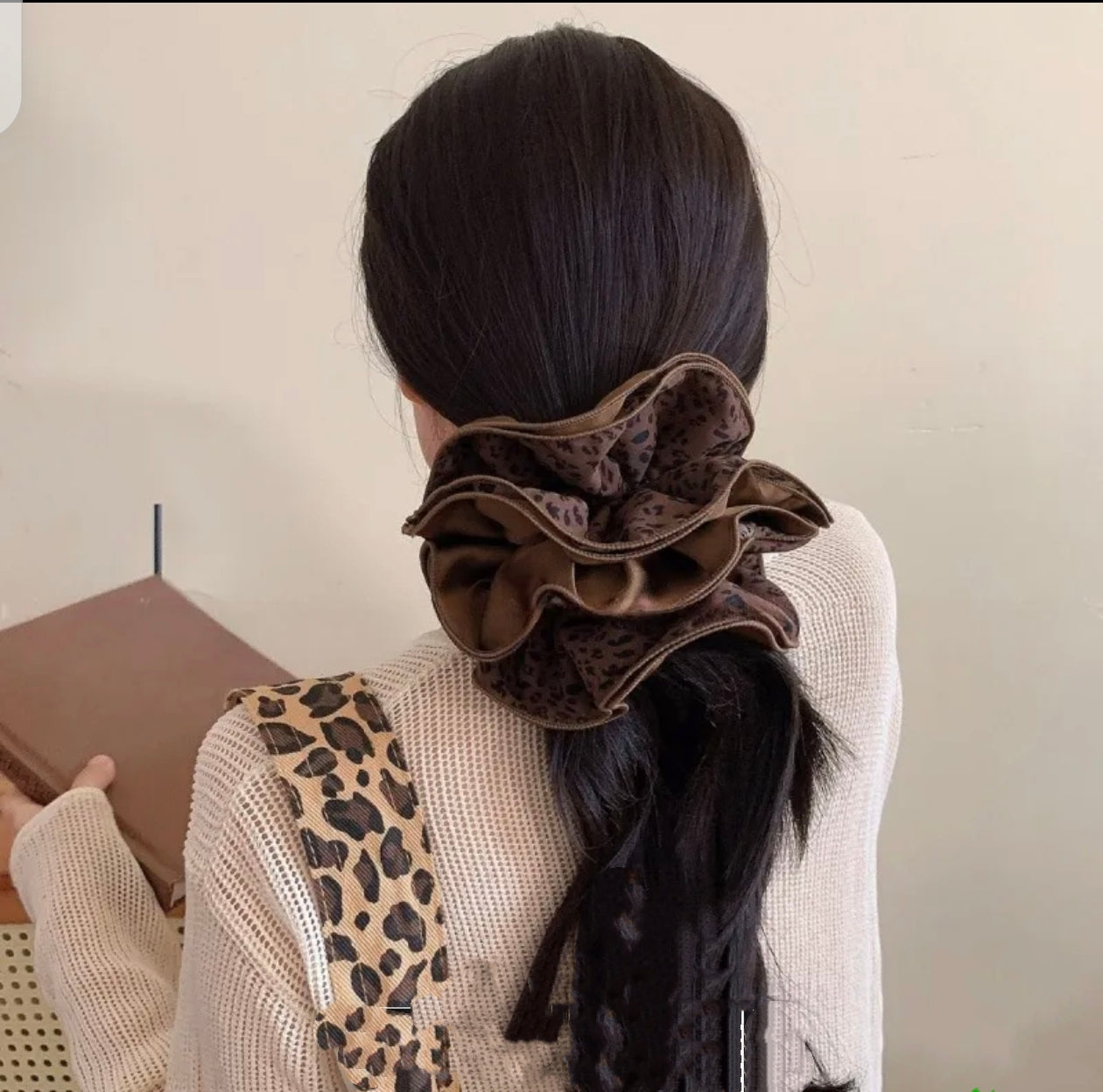 Chouchou imprimé Léopard (x12)