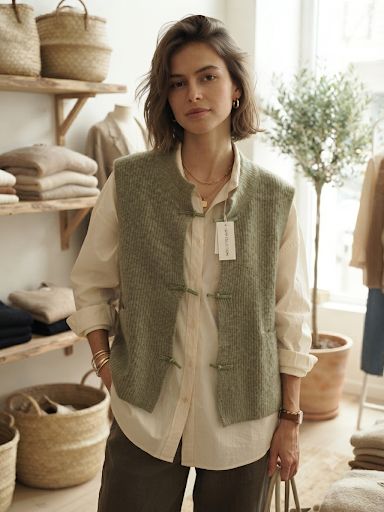 Gilet sans manches à brides (x6)
