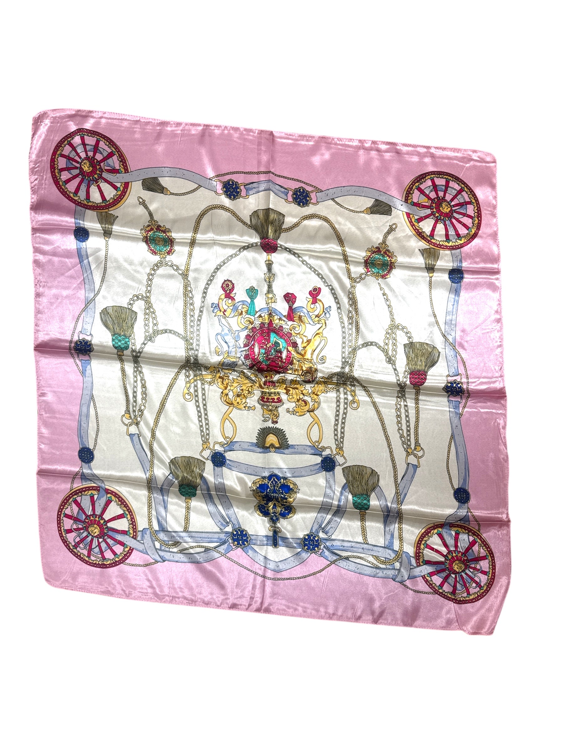 Foulard carré  90cm imprimé fantaisie (x10)#1