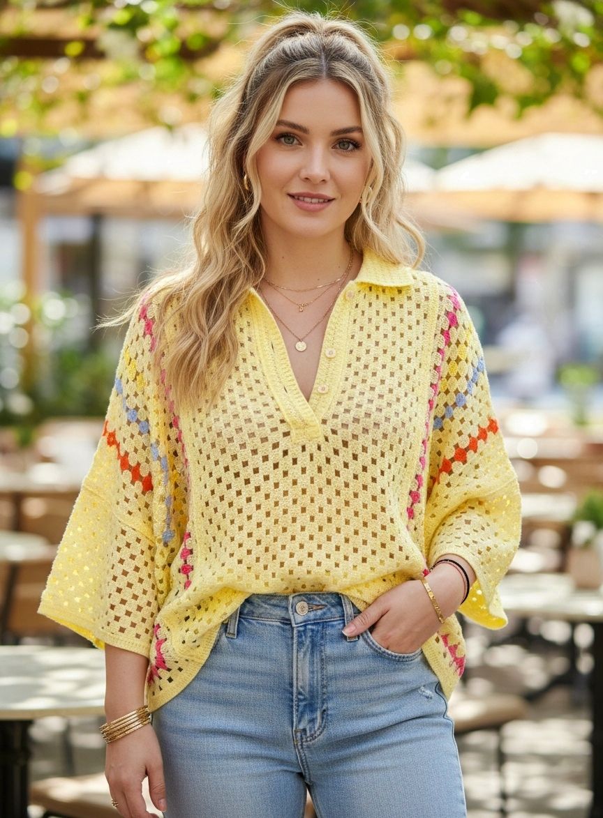 Haut en crochet(×6)