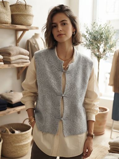 Gilet sans manches à brides (x6)
