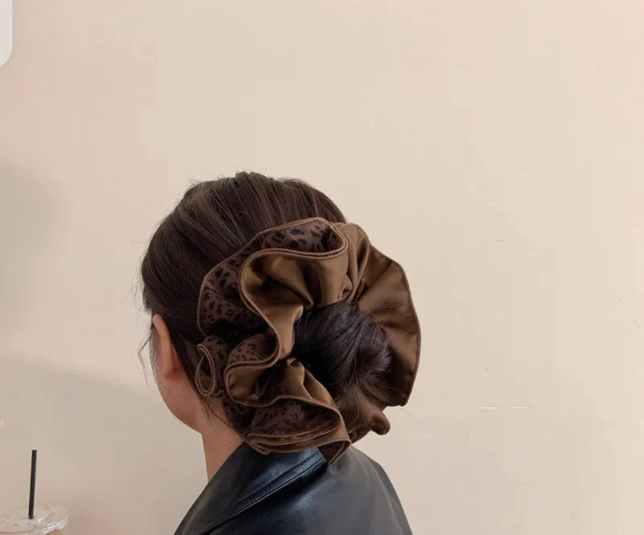 Chouchou imprimé Léopard (x12)