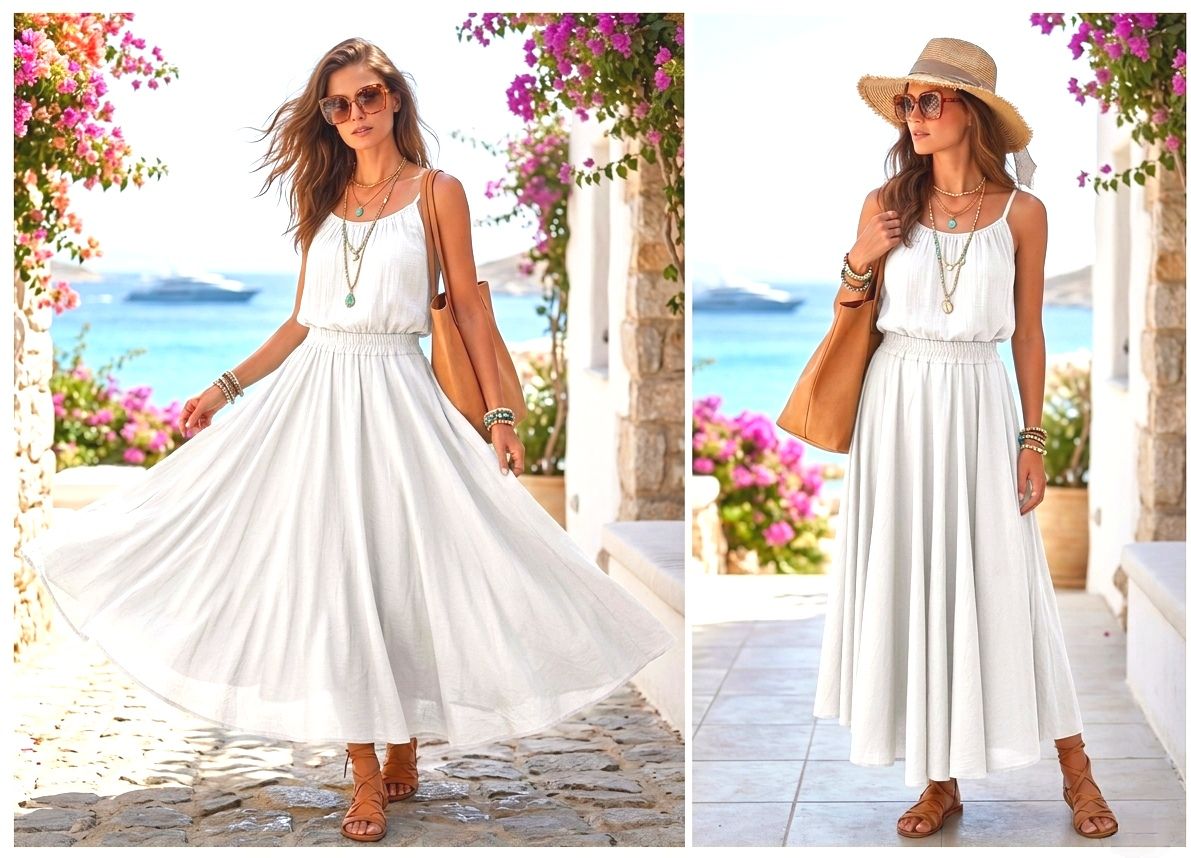 Jupe en coton léger(x6)