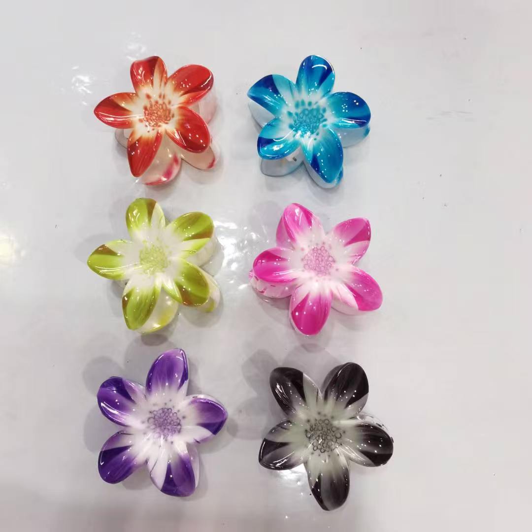 pinces  cheveux  forme  fleur (x12)#37