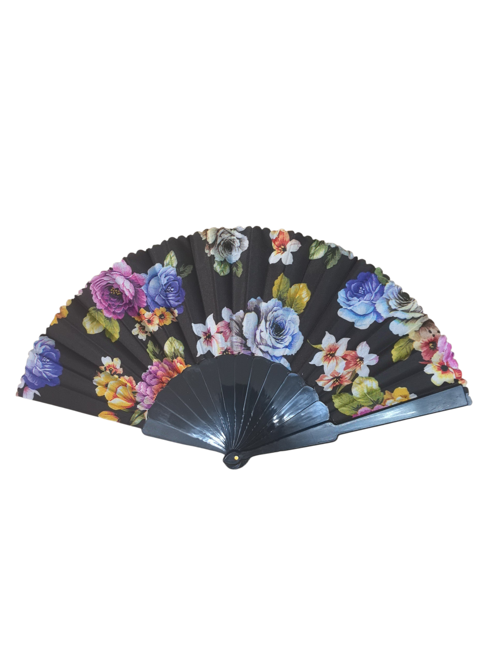 Éventails motif fleur (x12)#37