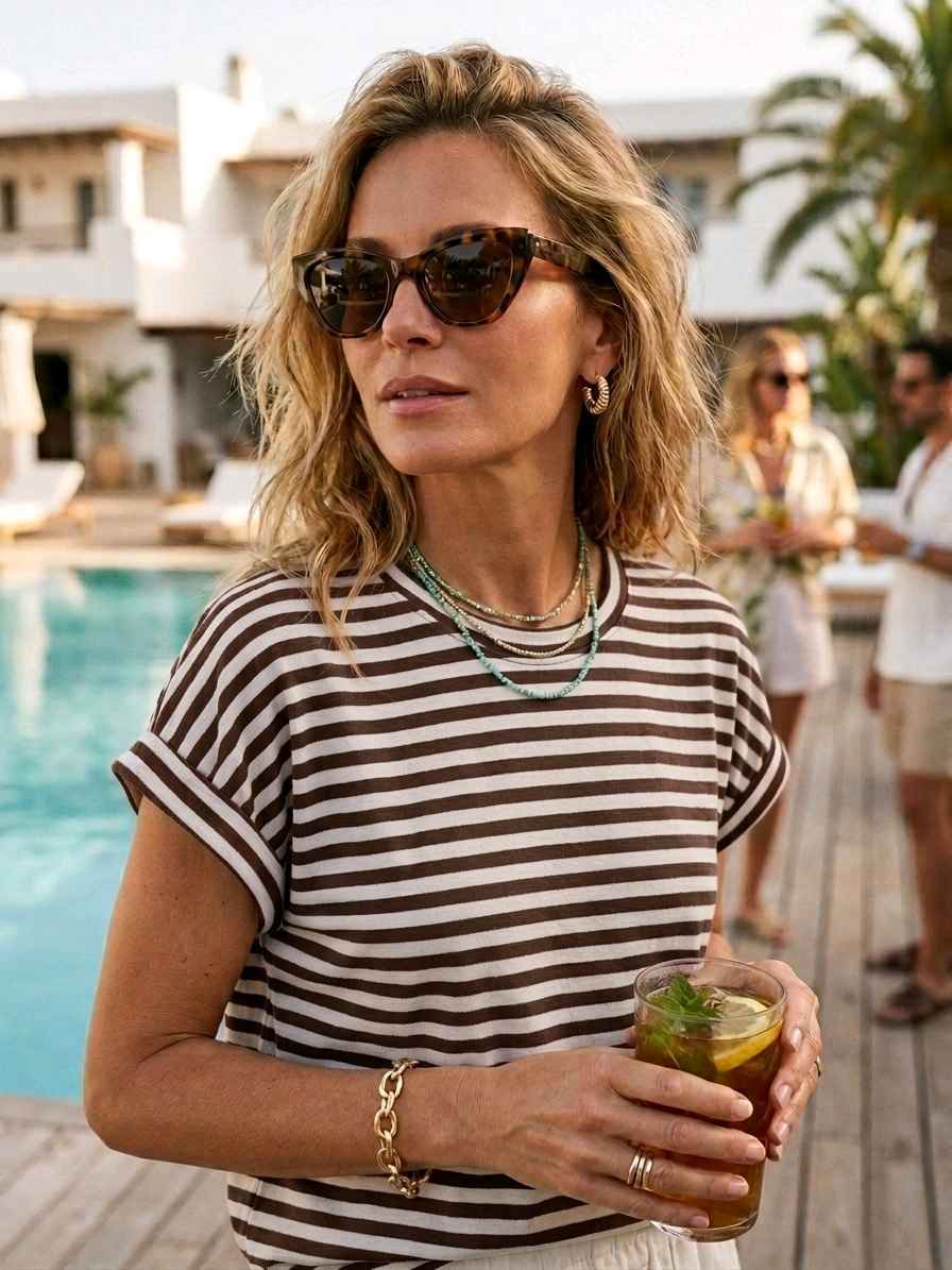 T-shirt À Rayures (x8)