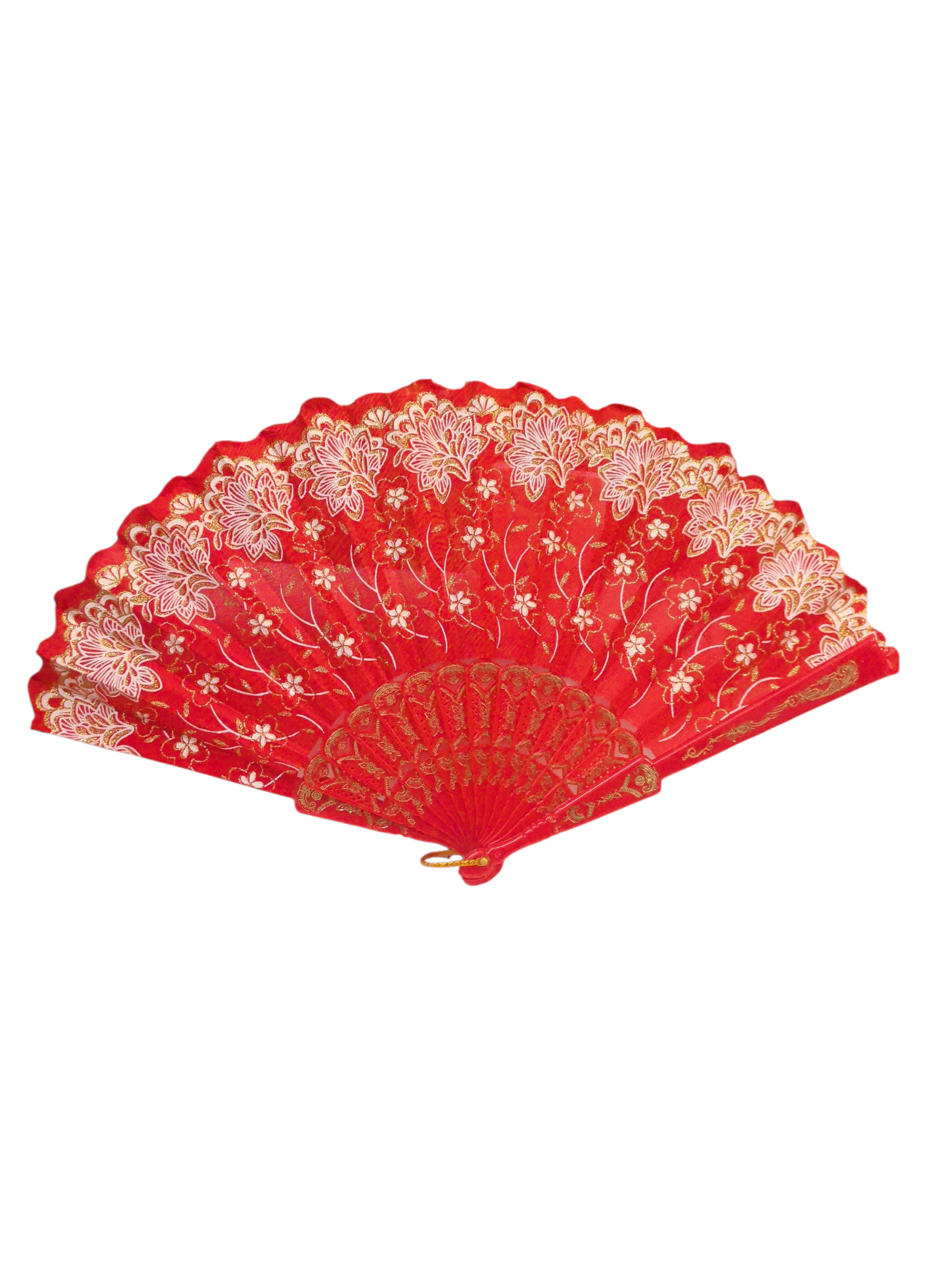 Éventails motif fleur mélange(x12)#38