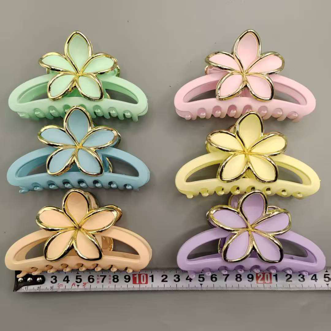 pinces  cheveux  forme  fleur (x12)#36