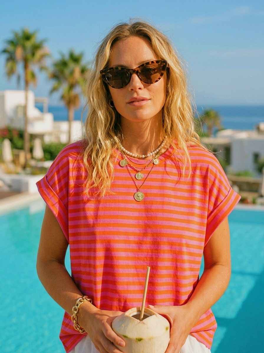 T-shirt À Rayures (x8)