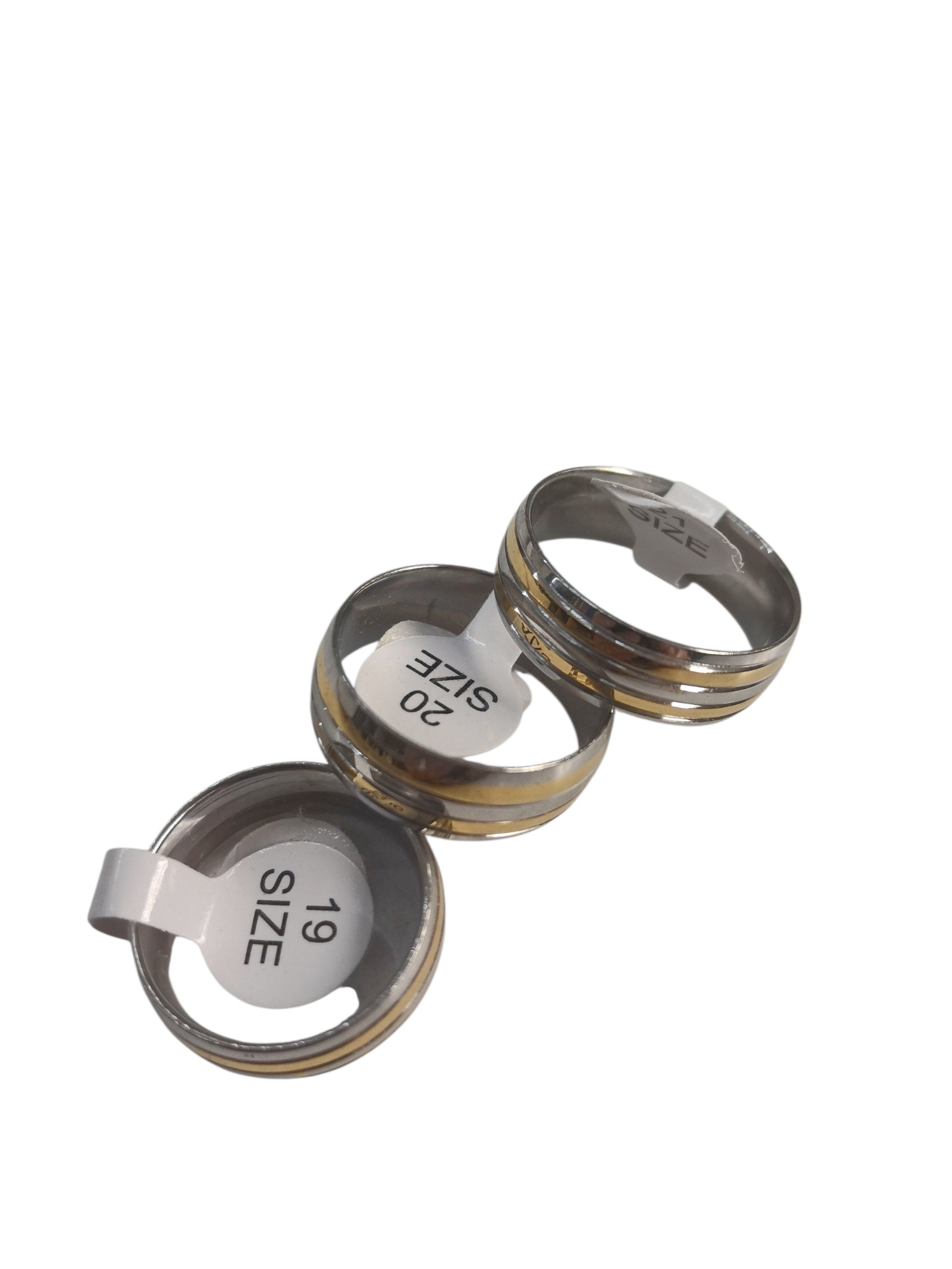 bagues  acier inoxydable (x36)18# 1,00€/unité