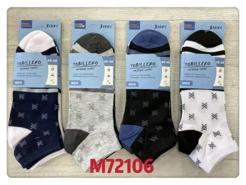 HOMME Chaussettes socquettes coton  (x24)