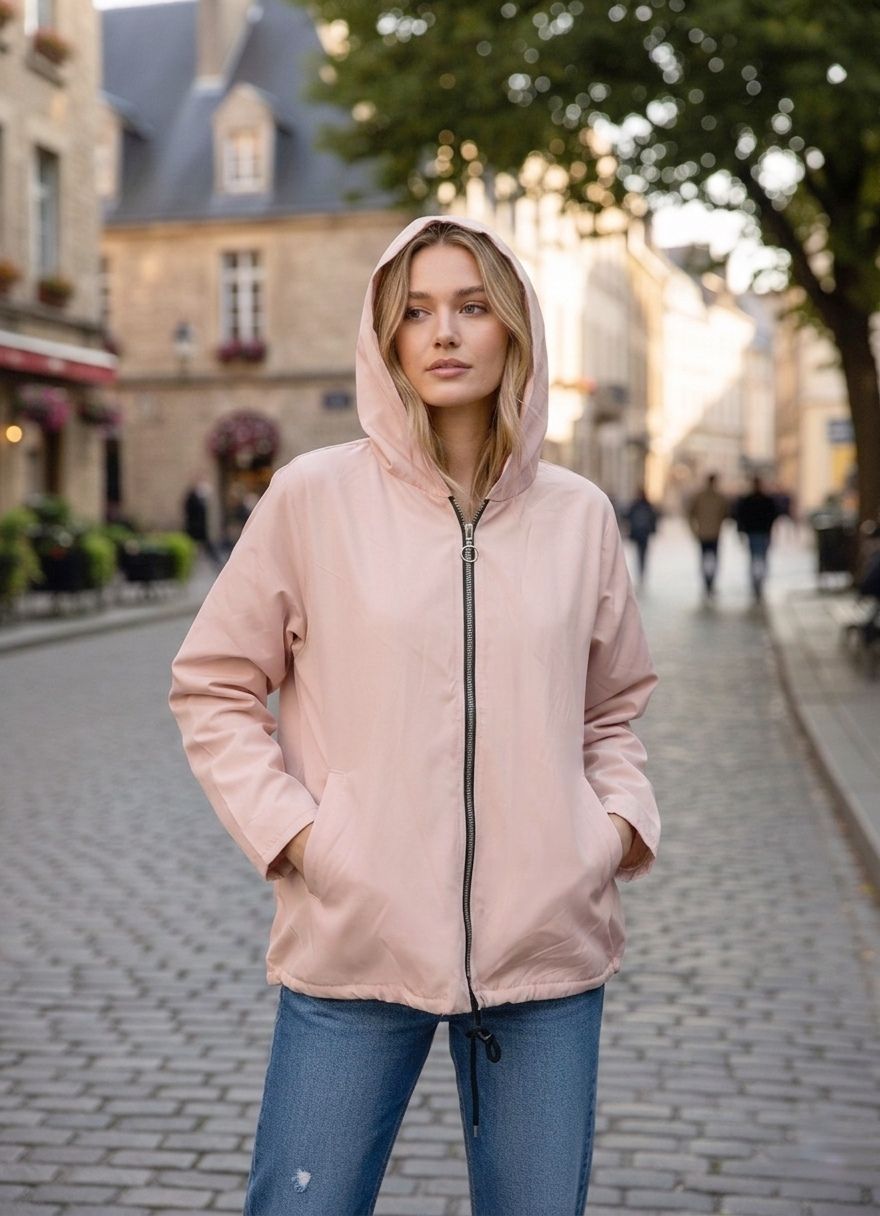 Veste À Capuche Imperméabl(x6)