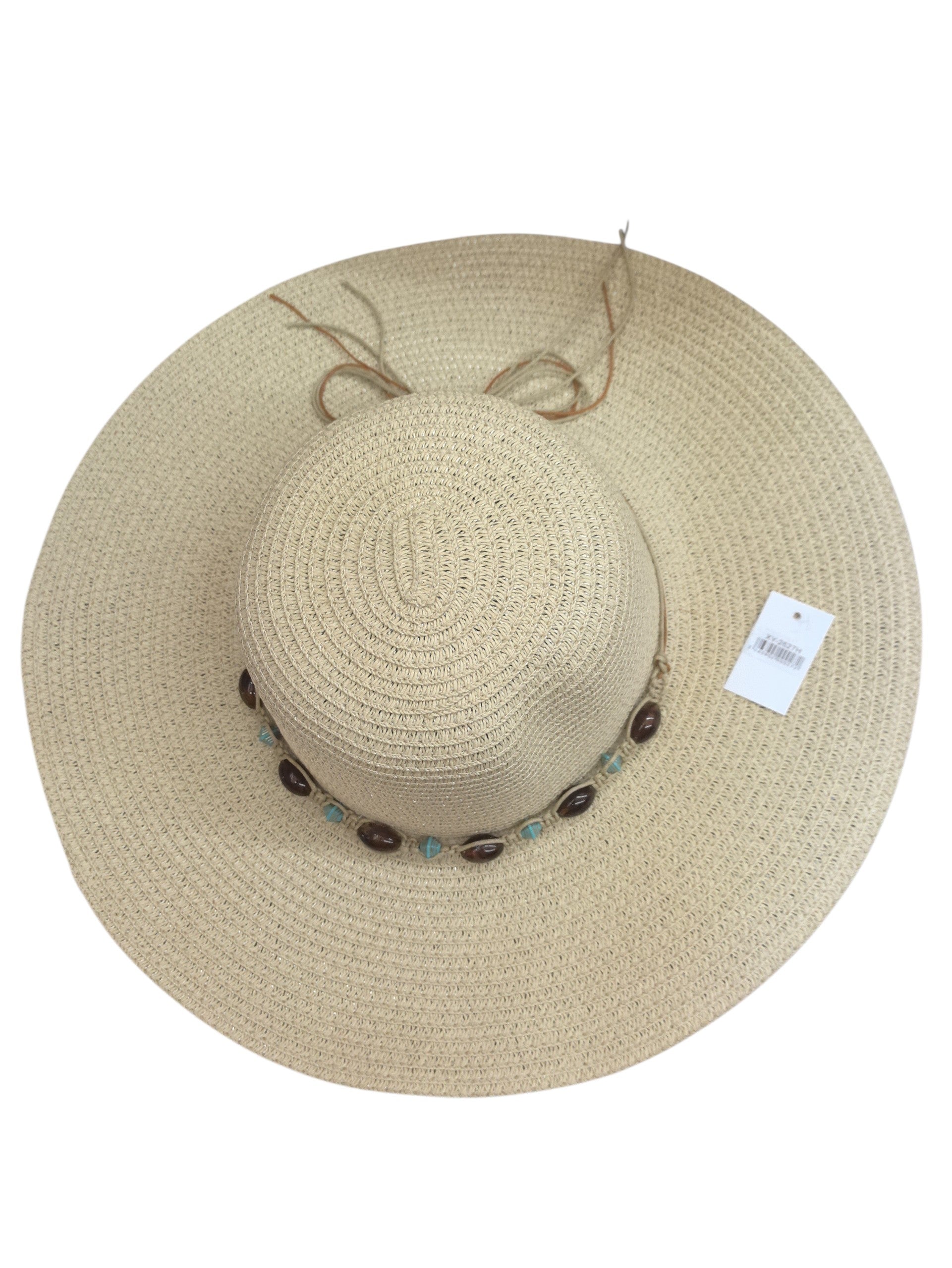 Chapeau de paille bohème femme à large bord (x12)