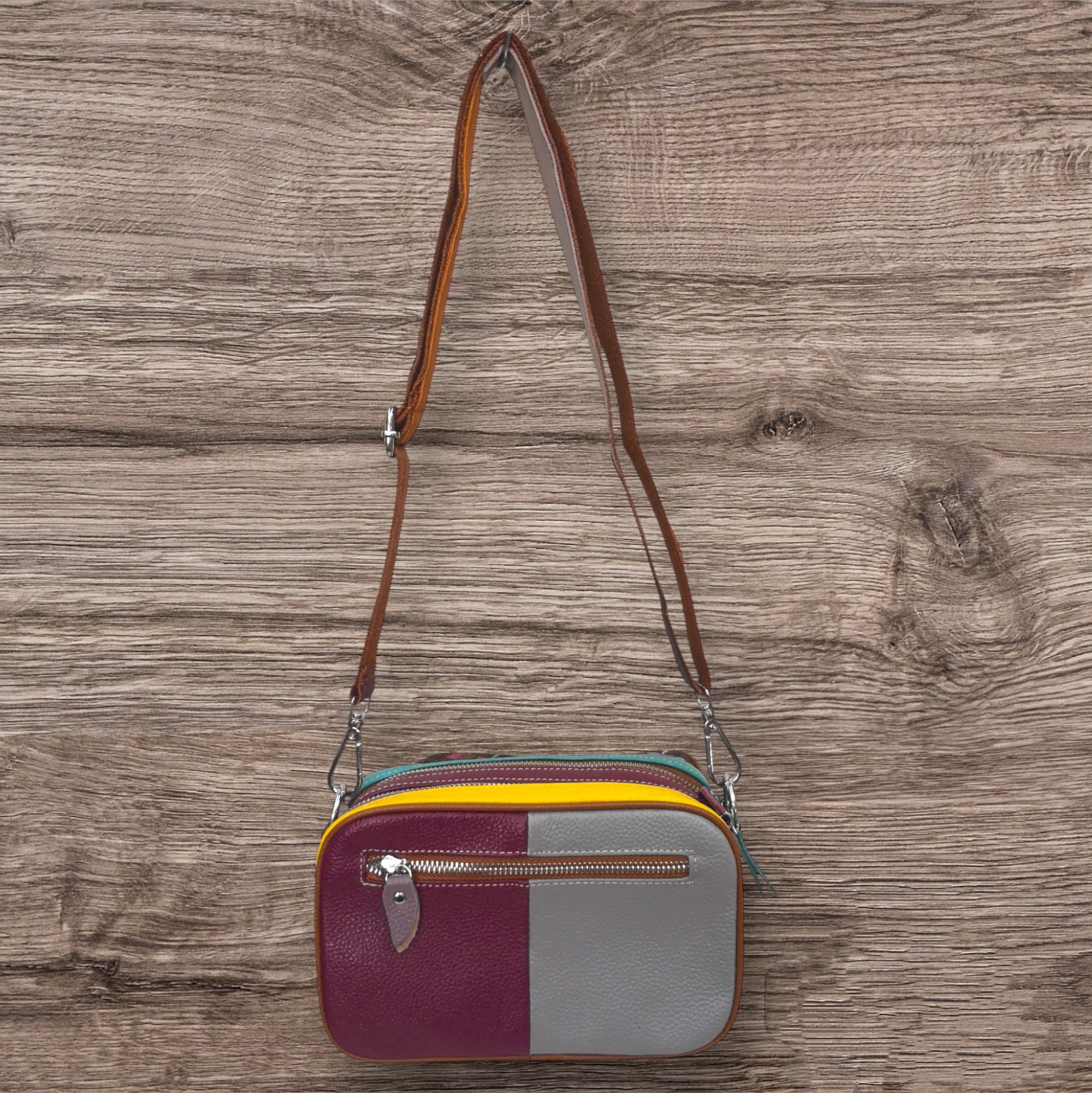 Sac multicouleur  en  Cuir véritable Pour Femme (X5)