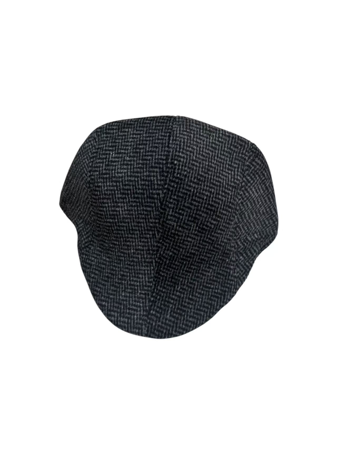 Béret homme motif pied de poule (x12) #48