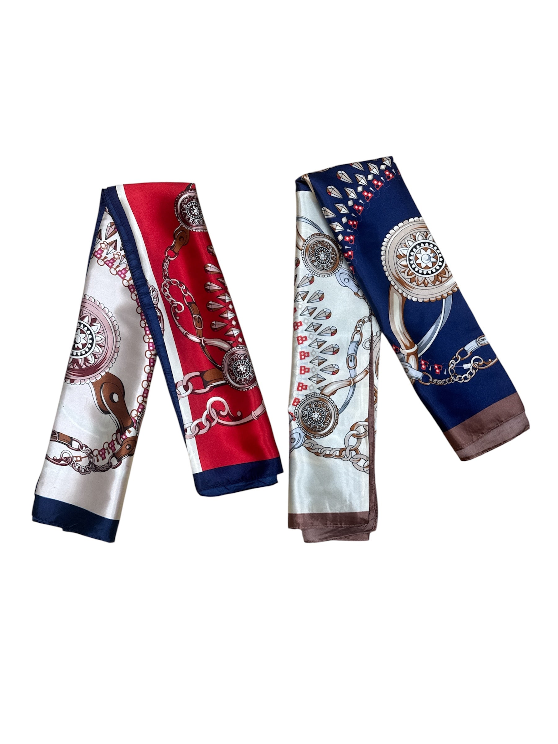 Foulard carré  90cm imprimé fantaisie (x10)#15