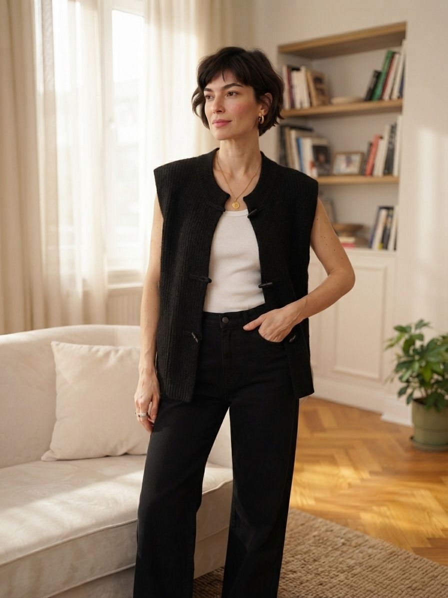 Gilet sans manches à brides (x6)