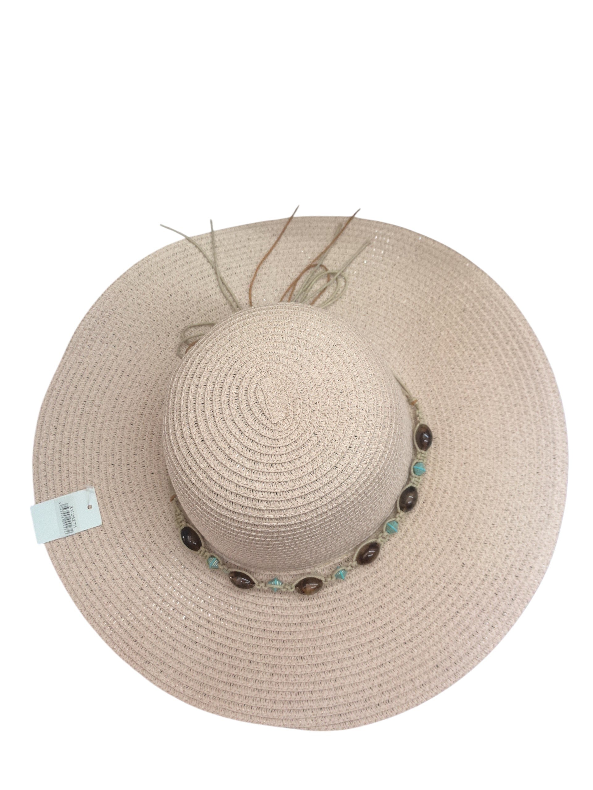 Chapeau de paille bohème femme à large bord (x12)