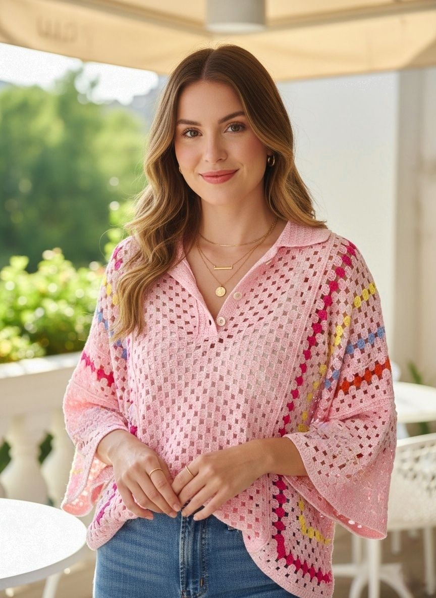 Haut en crochet(×6)