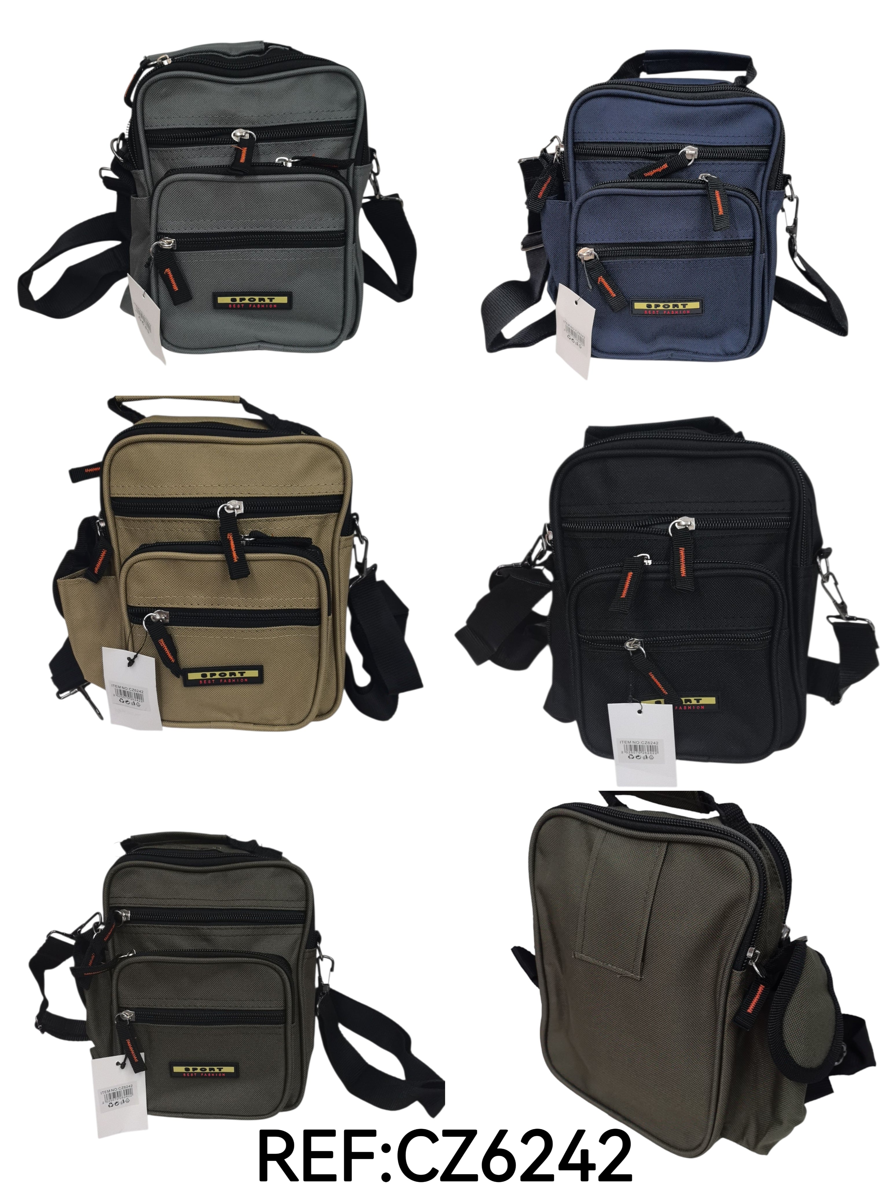 Sacoches bandoulières sport  (x6)