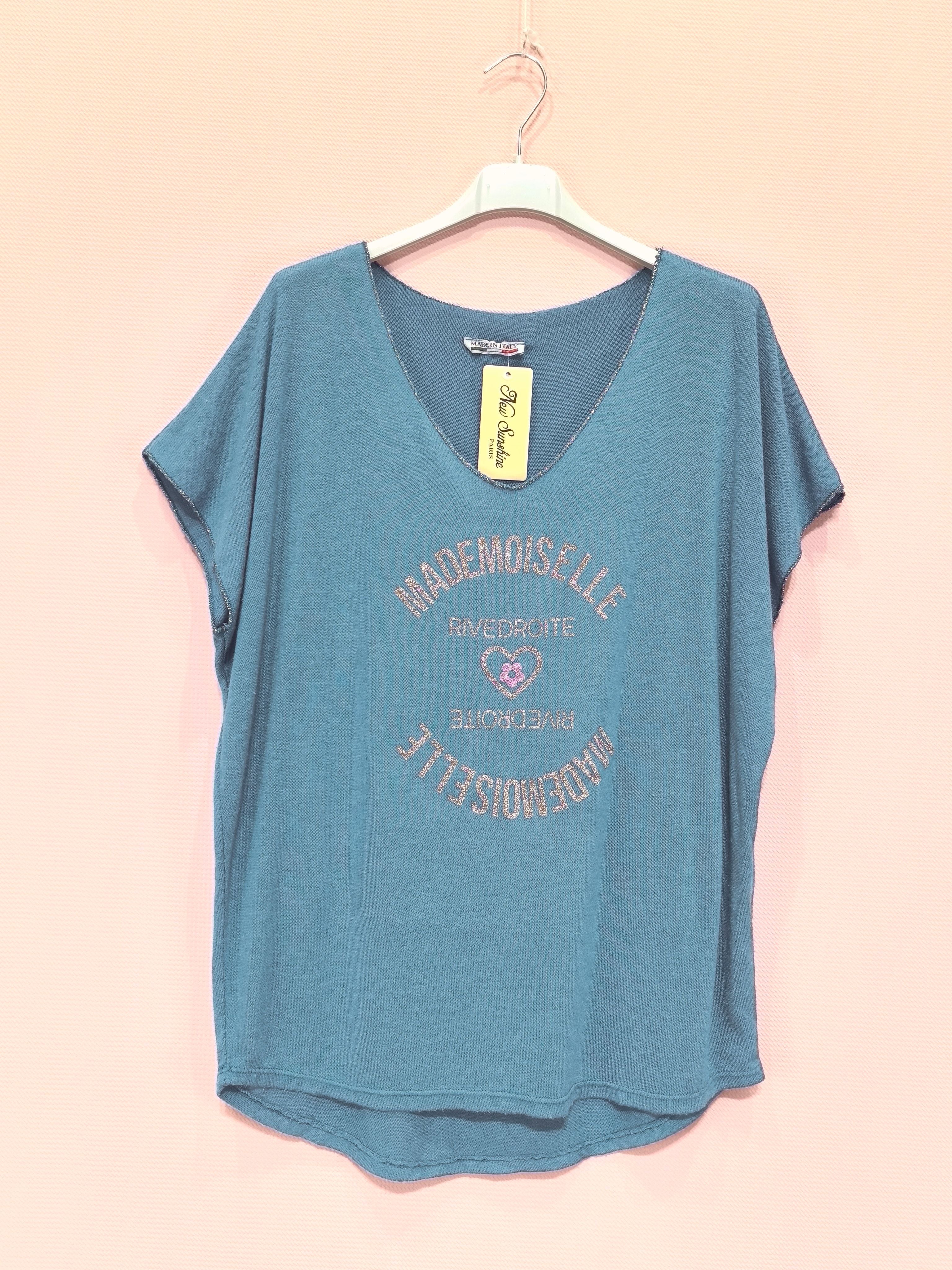 T-shirts  Mademoiselle River Droite(x8)