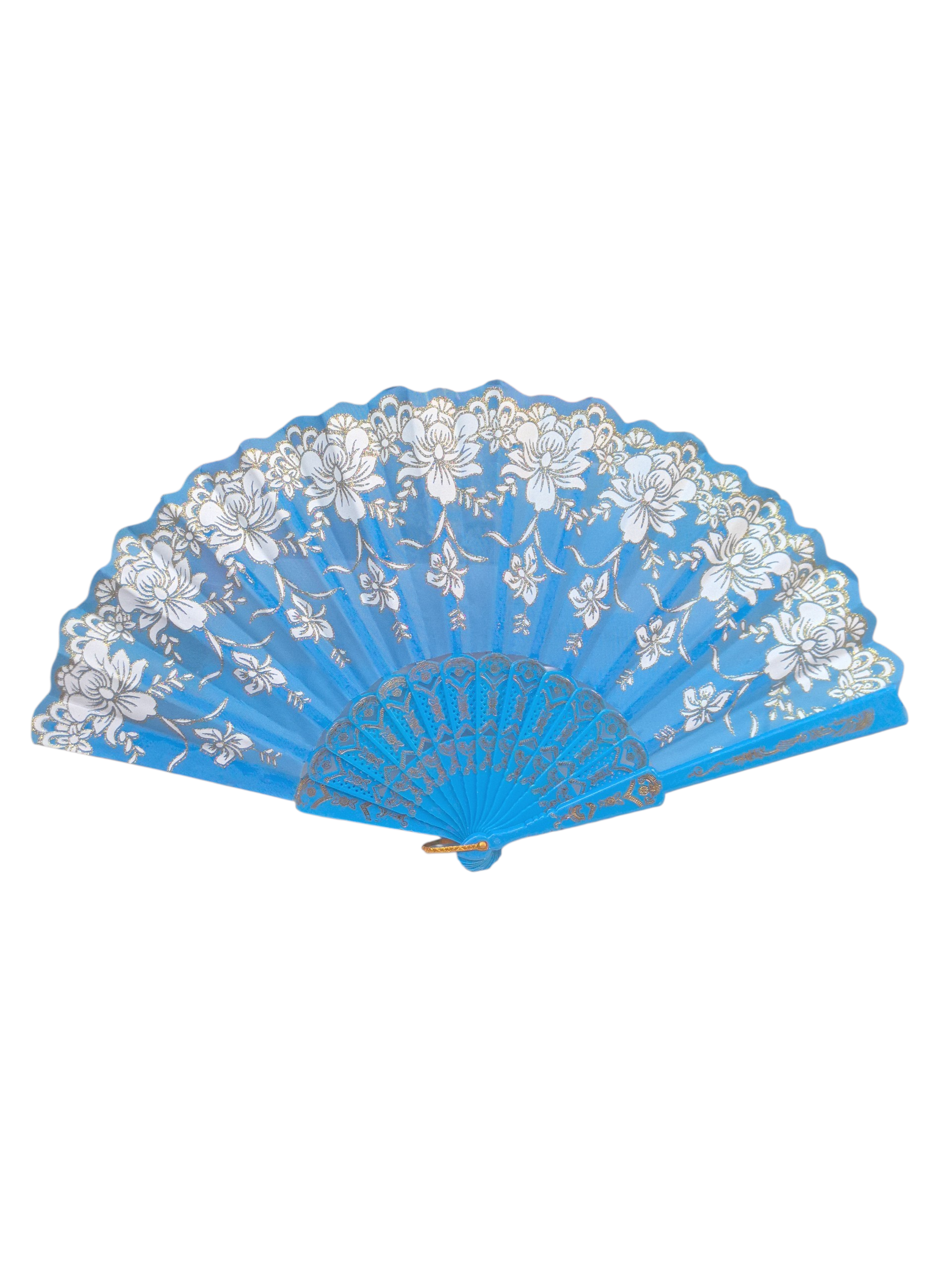 Éventails motif fleur mélange(x12)#38