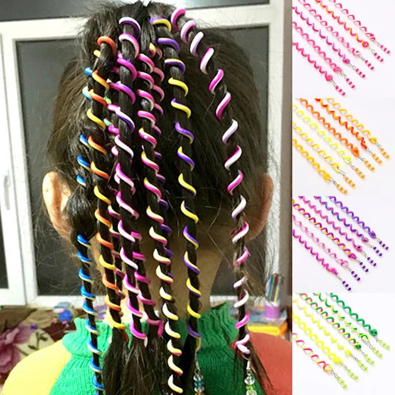 Bande de cheveux en spirales