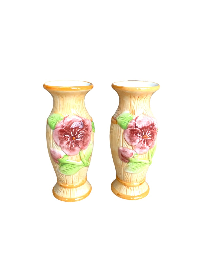 Duo vase en porcelaine fine (x12)