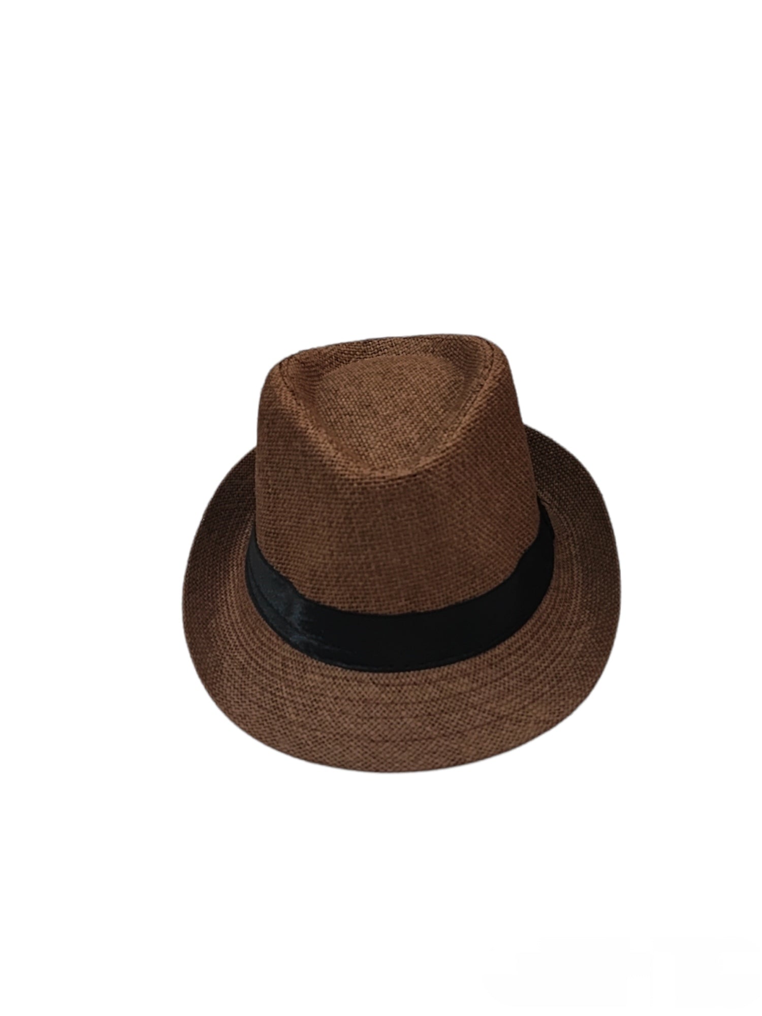 Chapeau enfant de paille trilby borsalino (x12)