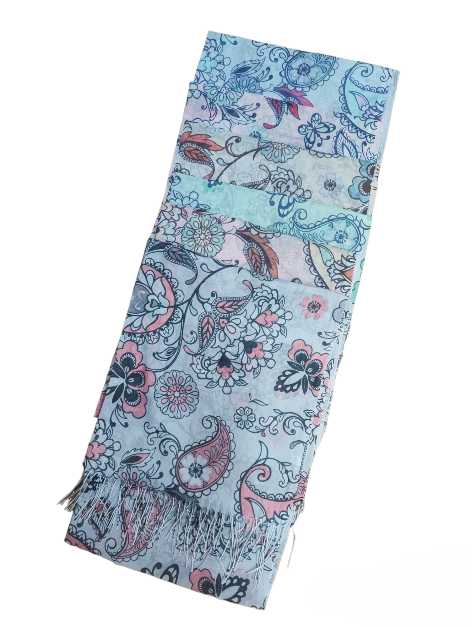 Foulard motif Paisley fleur(x12)#15