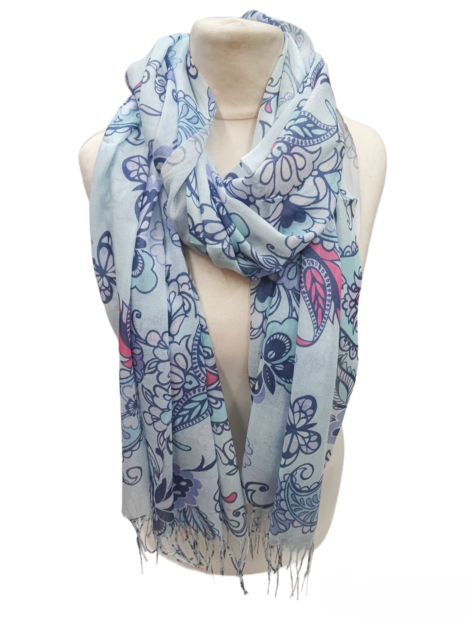 Foulard motif Paisley fleur(x12)#15