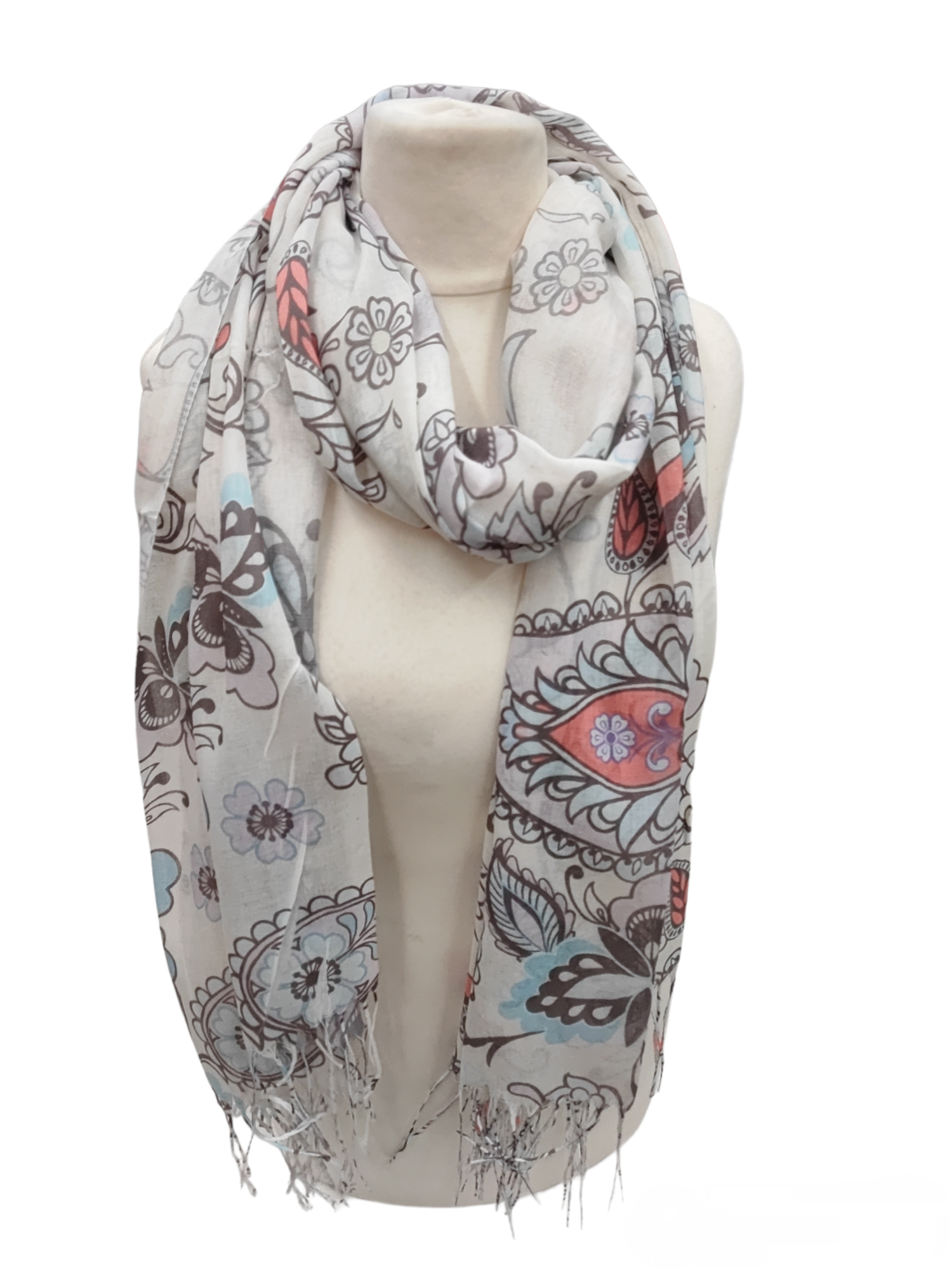 Foulard motif Paisley fleur(x12)#15