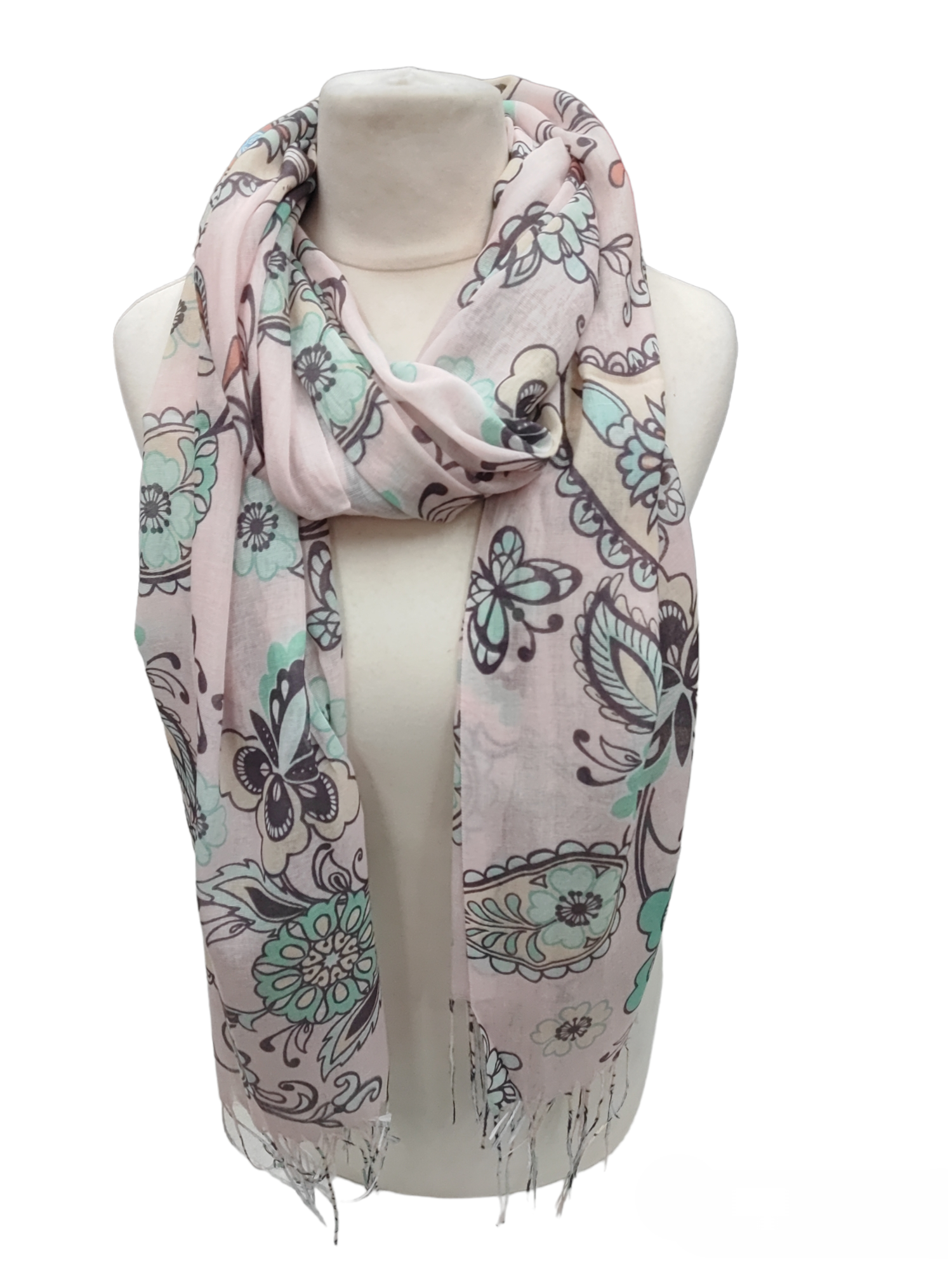 Foulard motif Paisley fleur(x12)#15