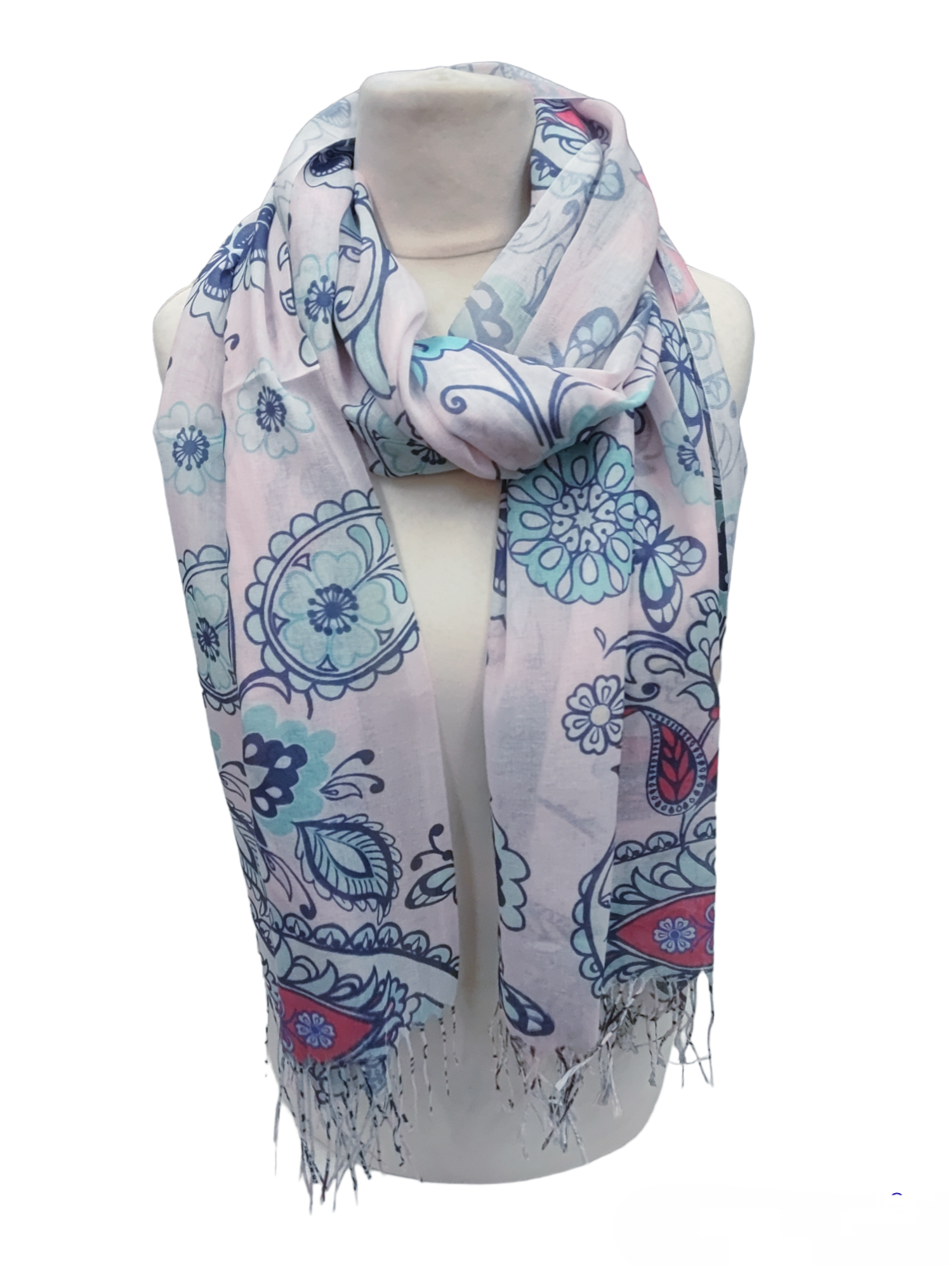 Foulard motif Paisley fleur(x12)#15