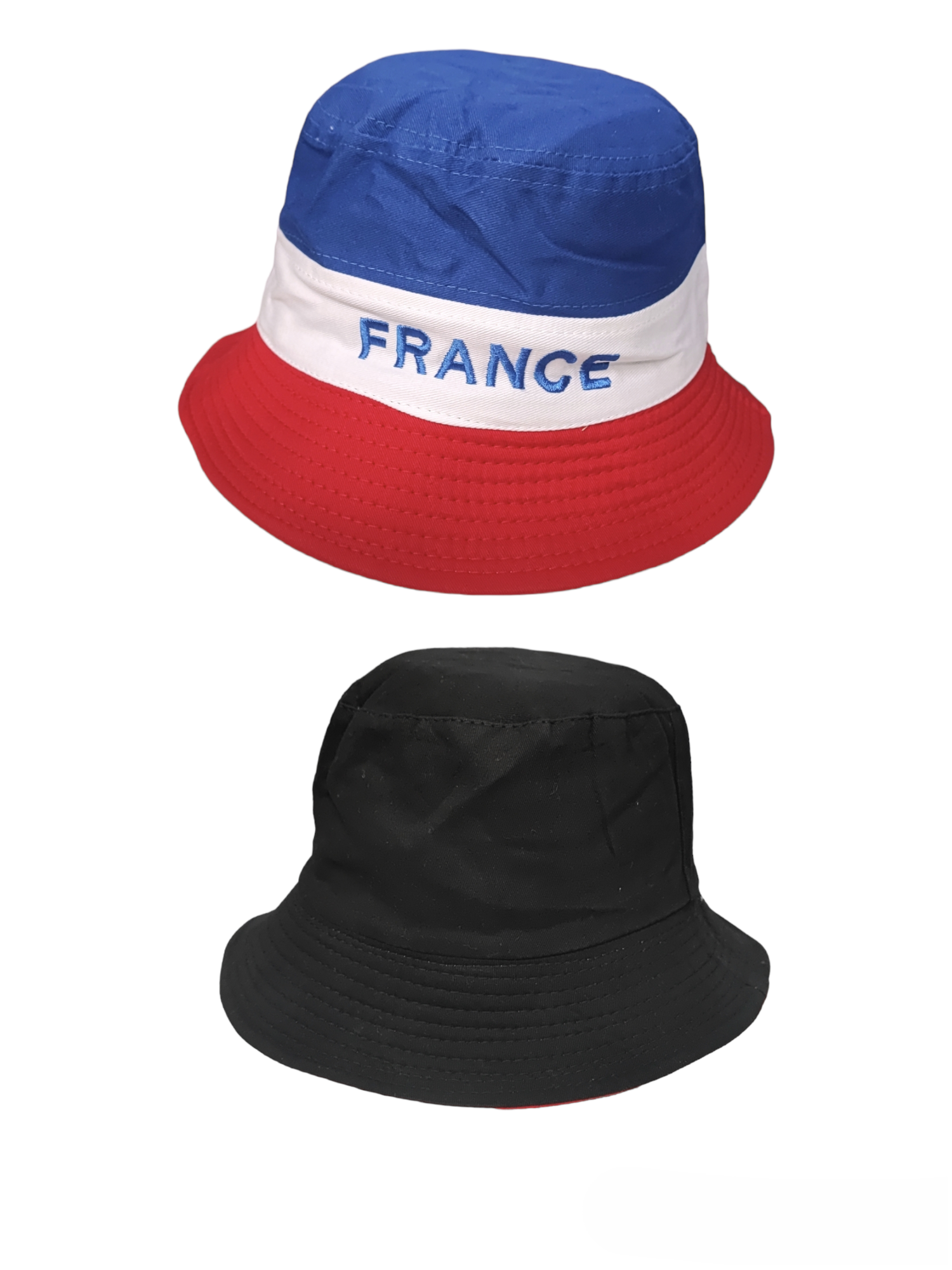 Chapeaux bob France réversible (x6)