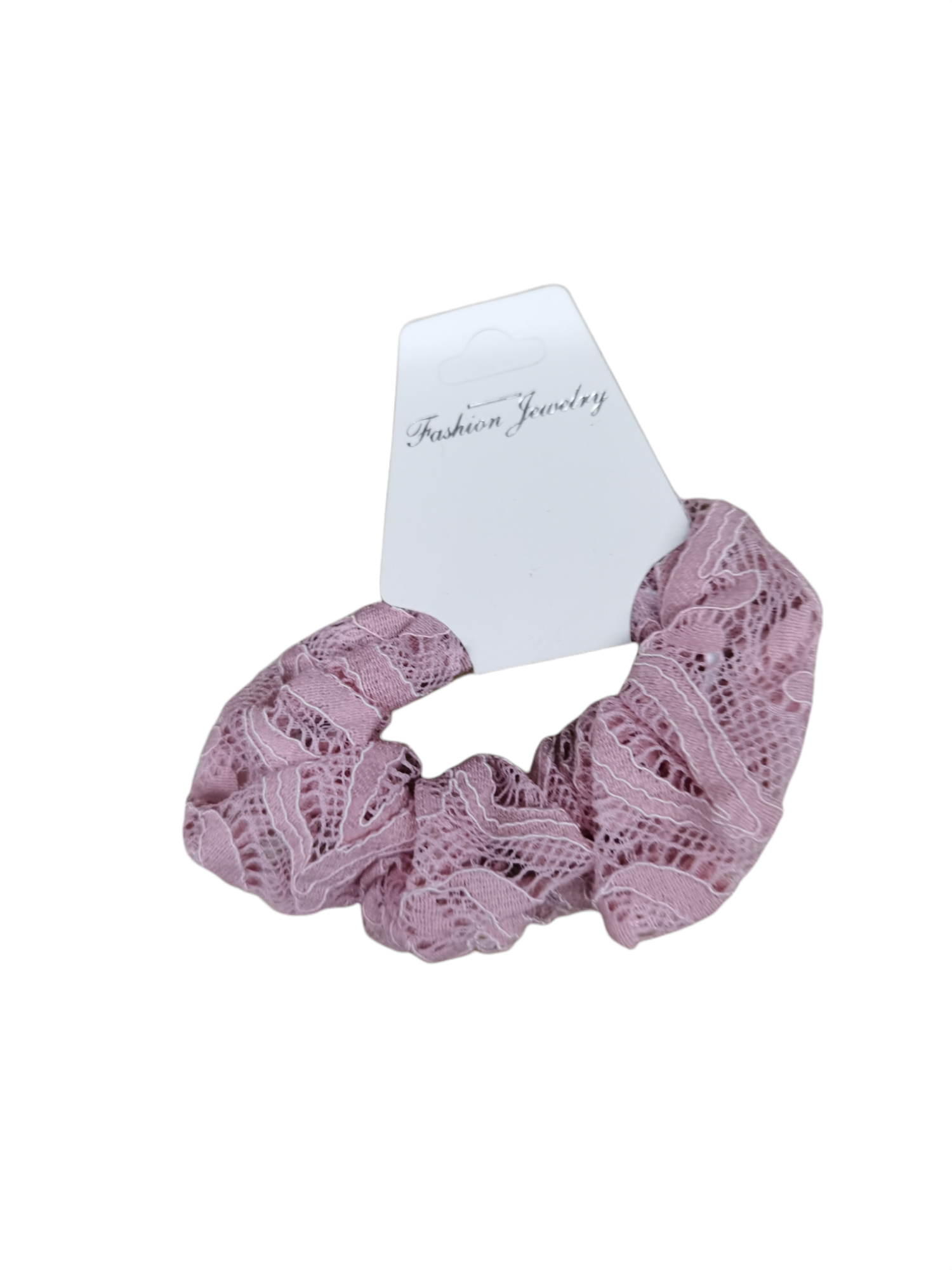 Chouchou élastique  Scrunchie froufrou Dentelle    (x12)