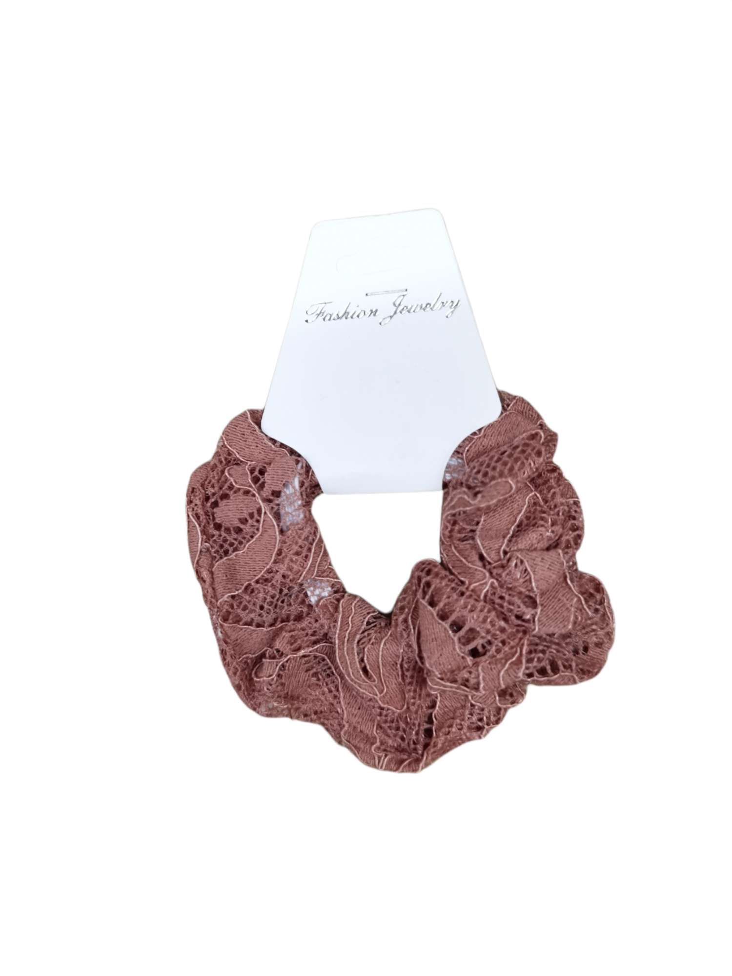 Chouchou élastique  Scrunchie froufrou Dentelle    (x12)