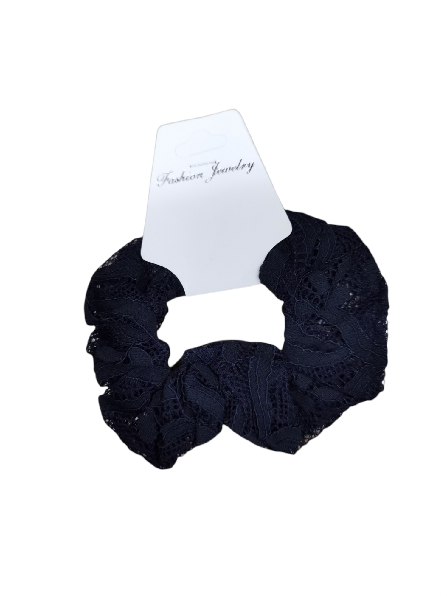 Chouchou élastique  Scrunchie froufrou Dentelle    (x12)